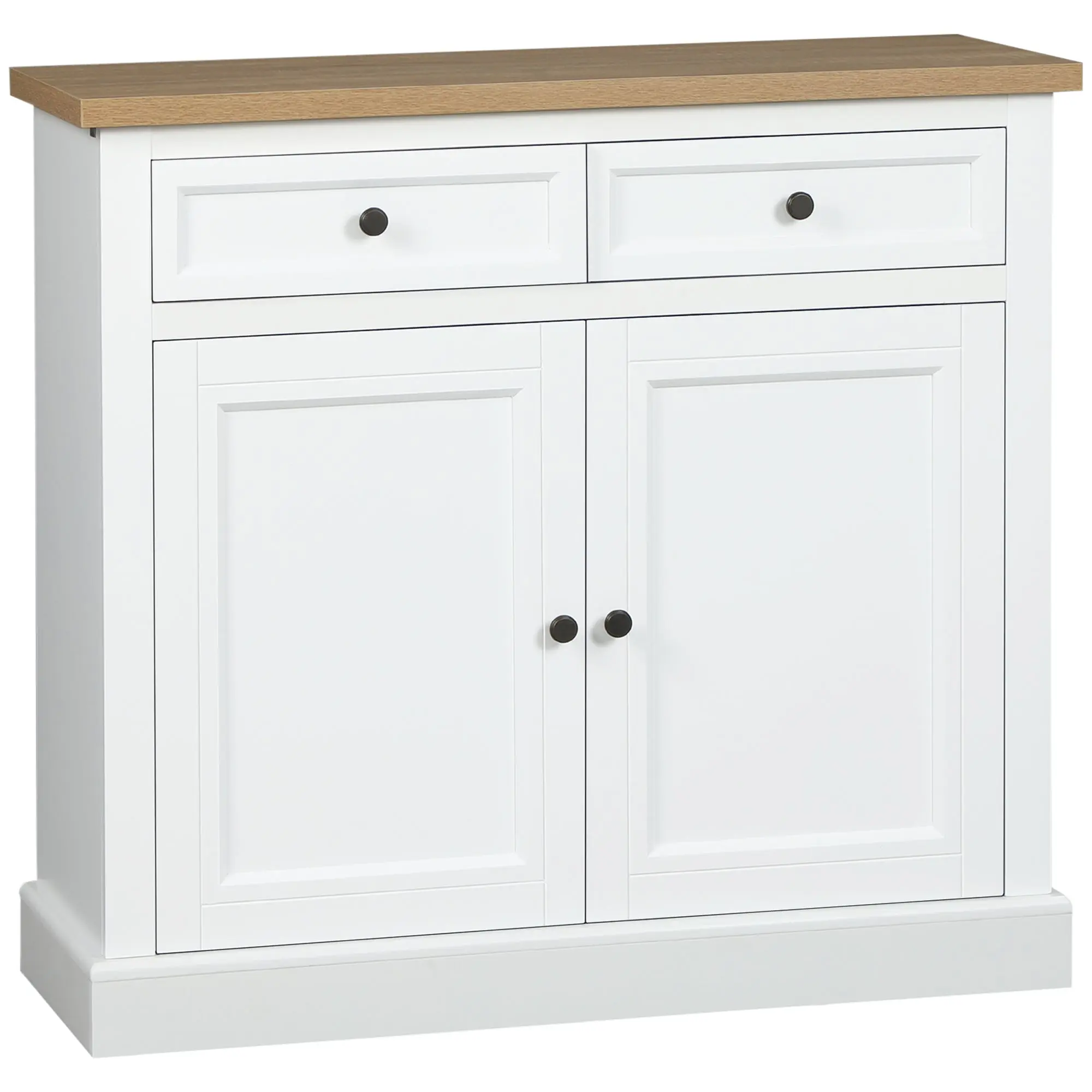 Sideboard Buffet Cabinet Kitchen Cabinet Coffee Bar Cabinet White