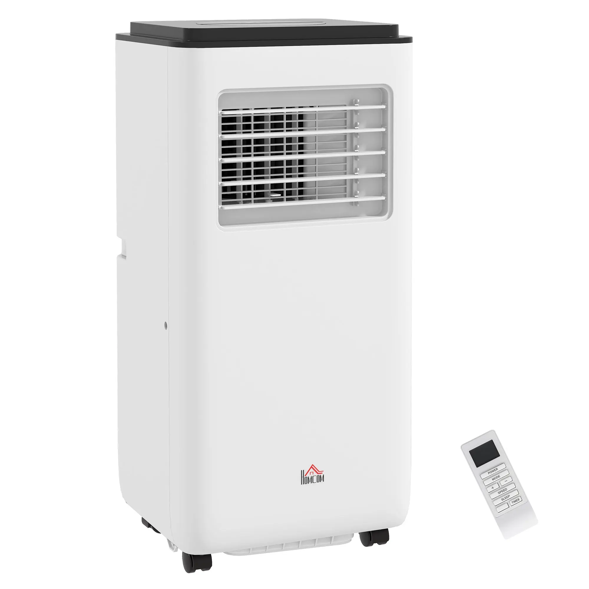 10000 BTU Portable AC, 3-in-1 Cooling & Dehumidifier for up to 440 Sq Ft, White