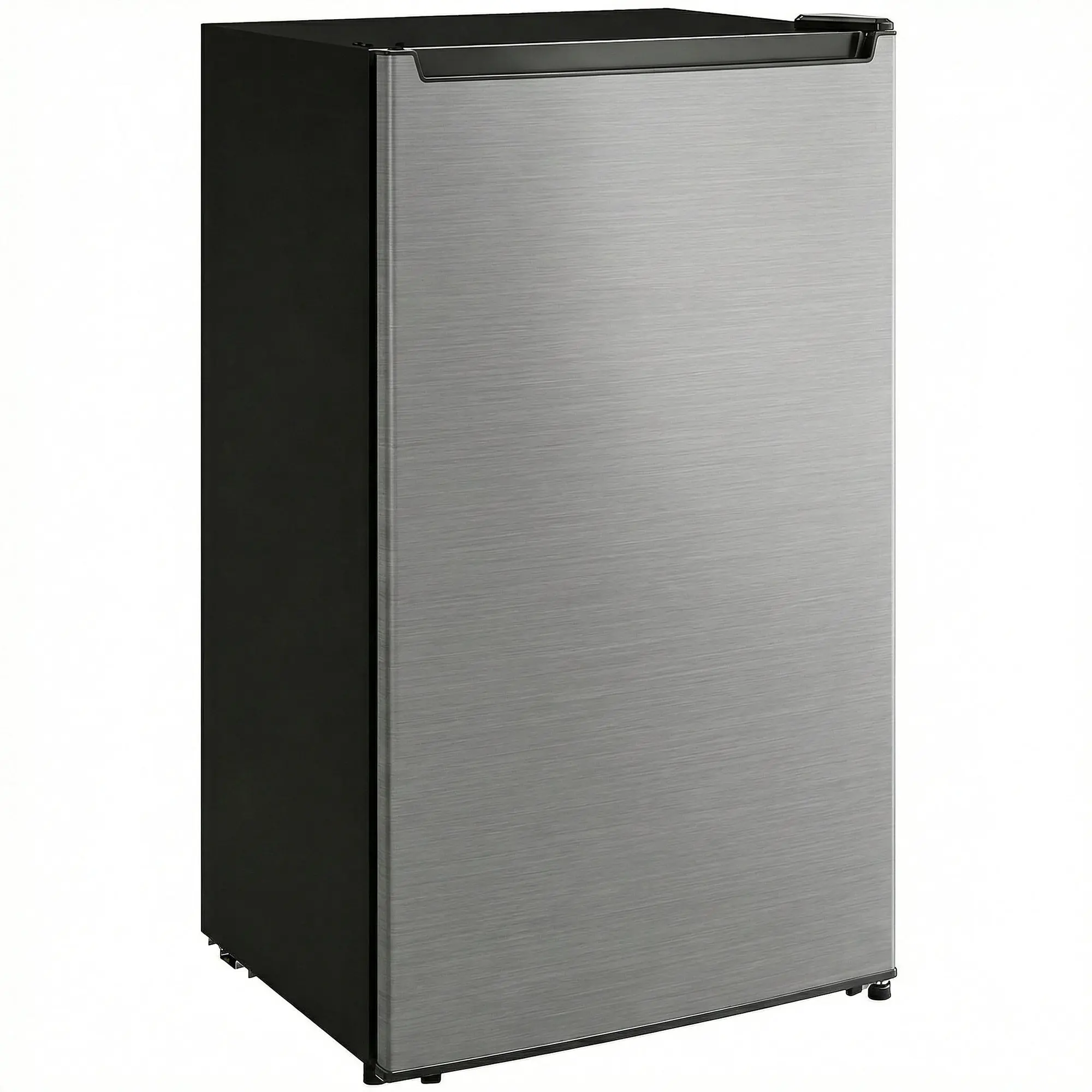 2.1 cu ft Mini Freezer with Removable Shelf & Adjustable Temp for Dorms, Silver