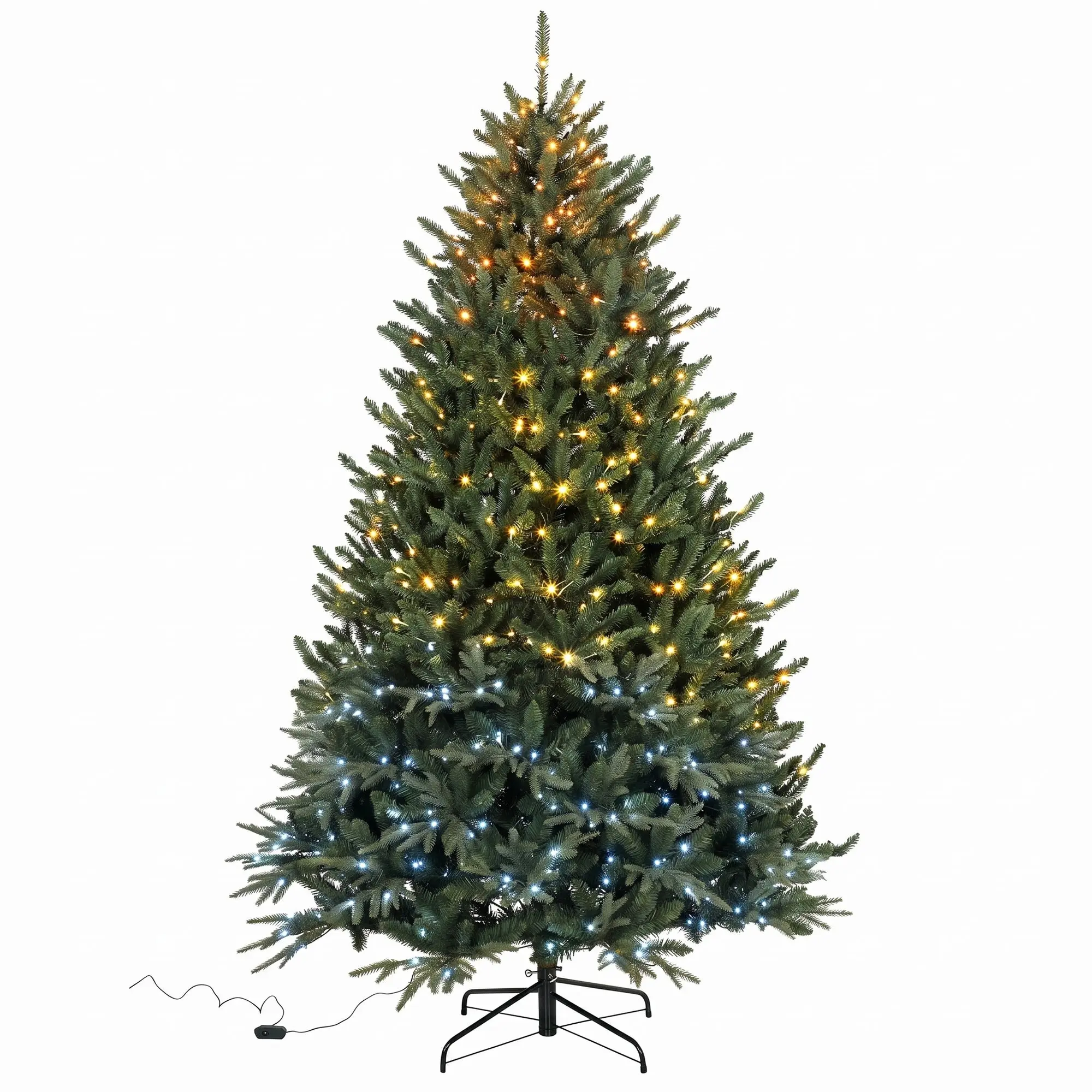 7.5ft Prelit Frasier Fir Christmas Tree with Colorful DIY LEDs & Remote