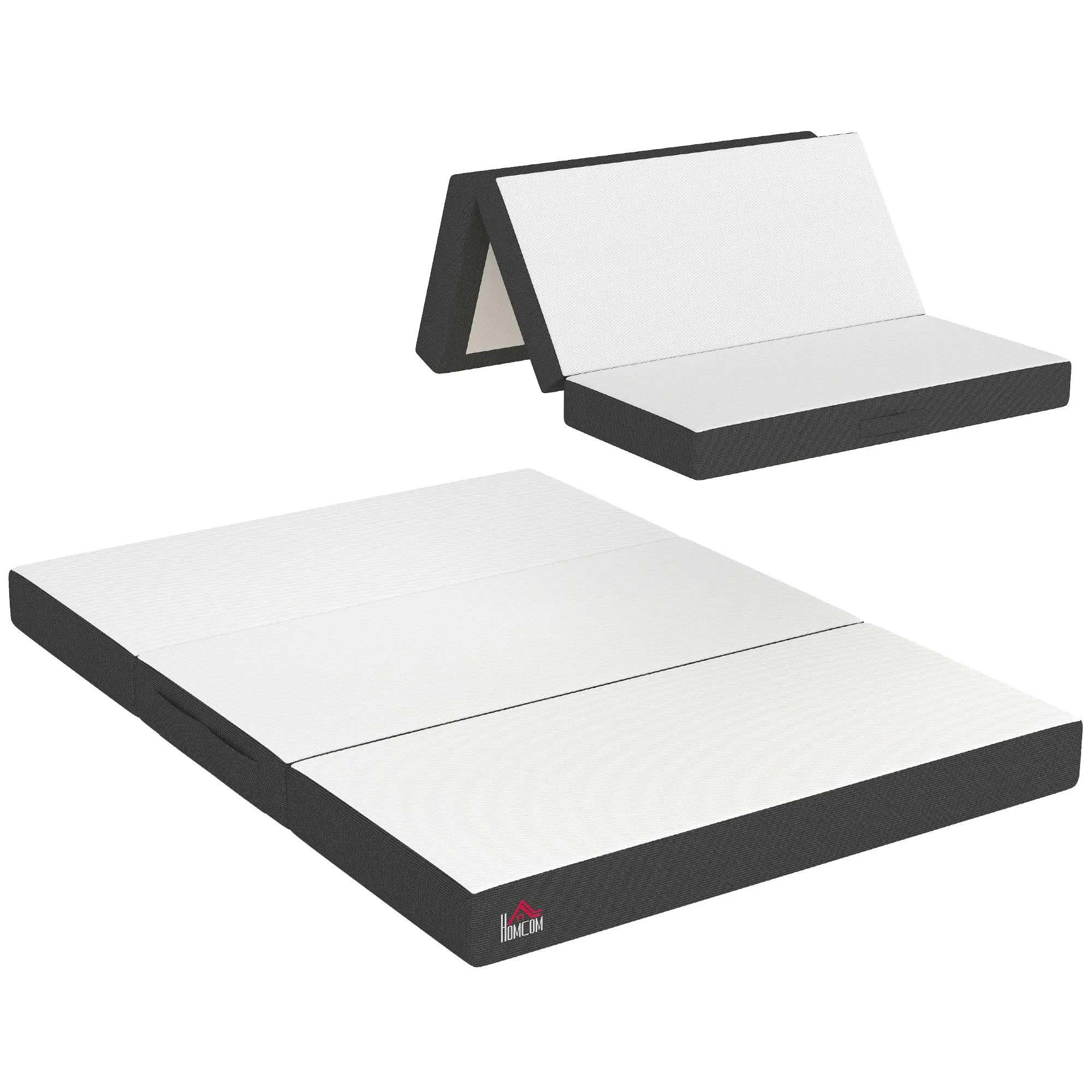 6-Inch Trifold Memory Foam Mattress with Cooling Gel Topper, Full