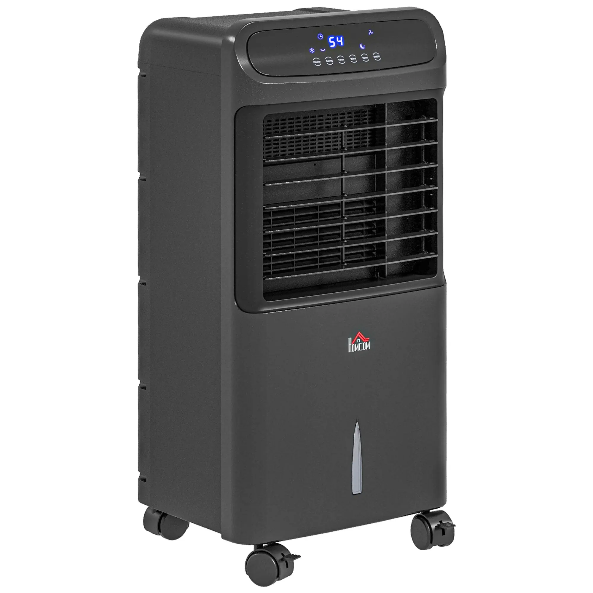 32" Evaporative Air Cooler with 3.2 Gal Water Tank, 3-In-1 Ice Cooling Fan Black