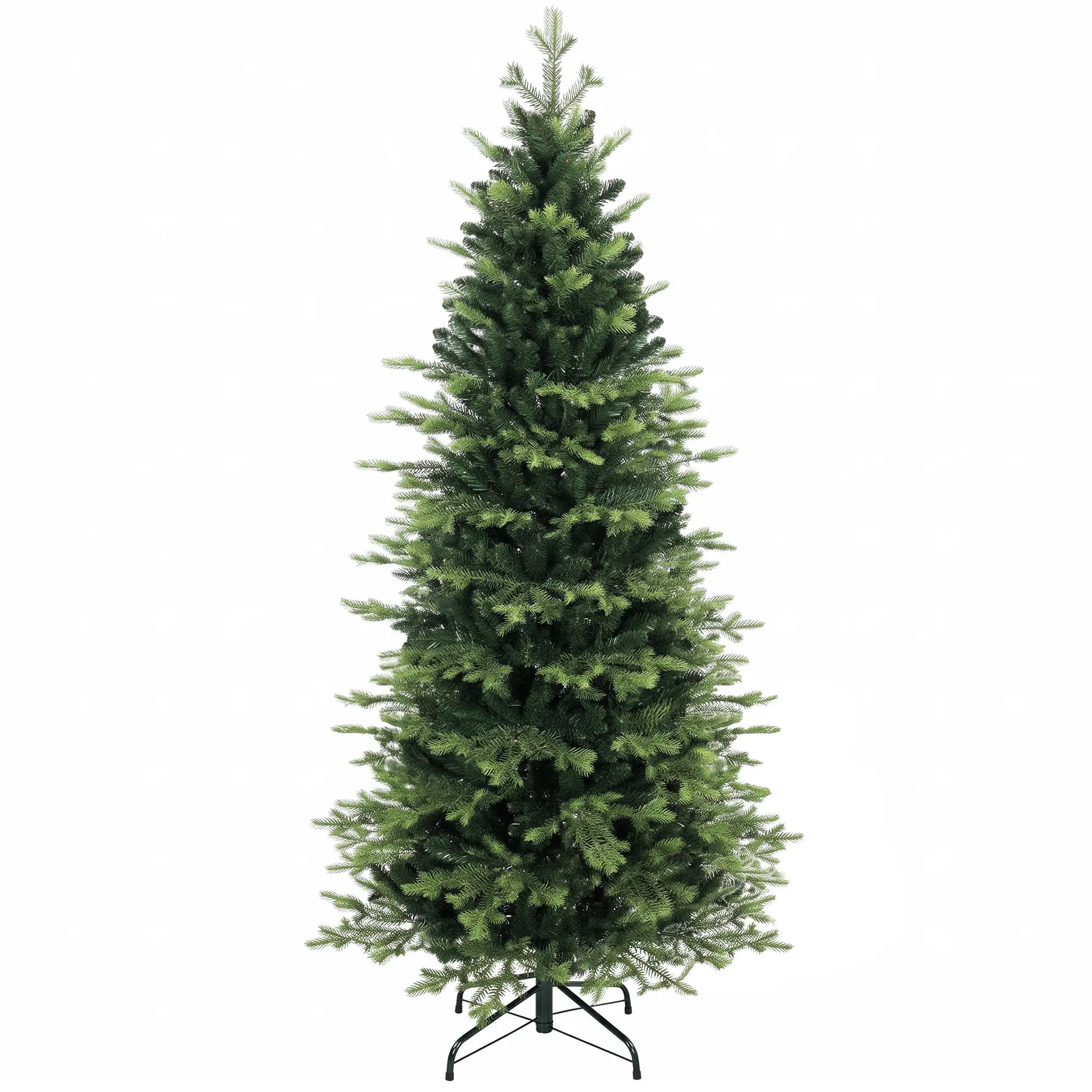 6ft/180cm Geneva Fir Artificial Christmas Tree, 1610 Tips, Steel Stand, Green