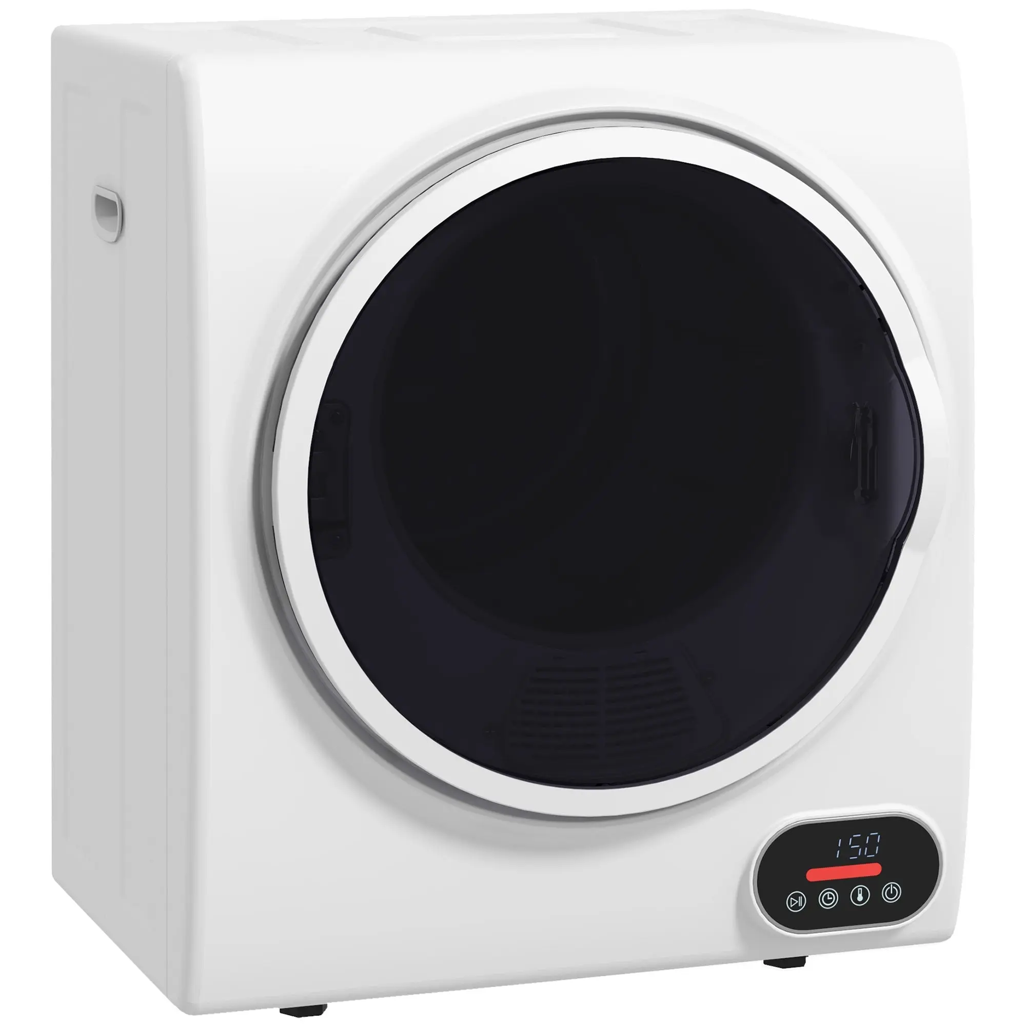 1.5 cu.ft Portable Compact Clothes Laundry Dryer w/ Intelligent Drying, 850W, White