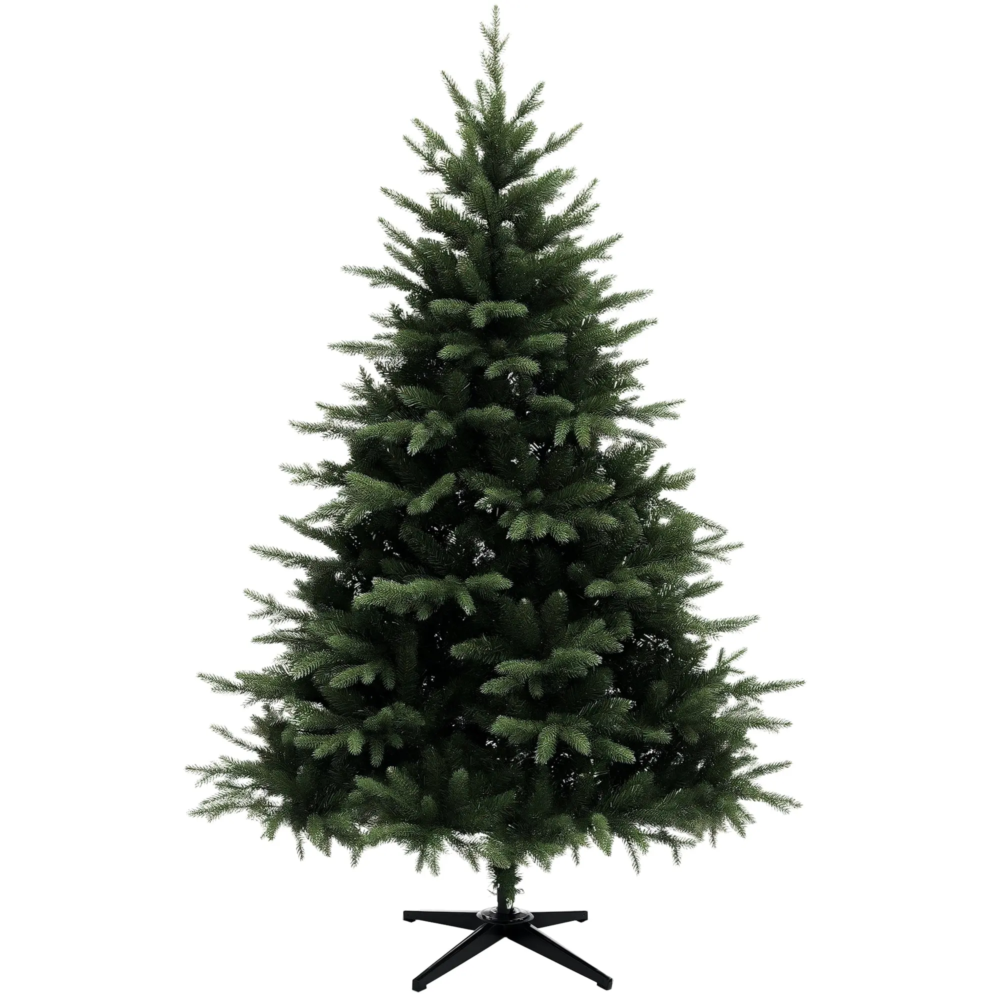 6ft Artificial Spurce Christmas Tree with 1696 Branch Tips and Foldable Steel Base
