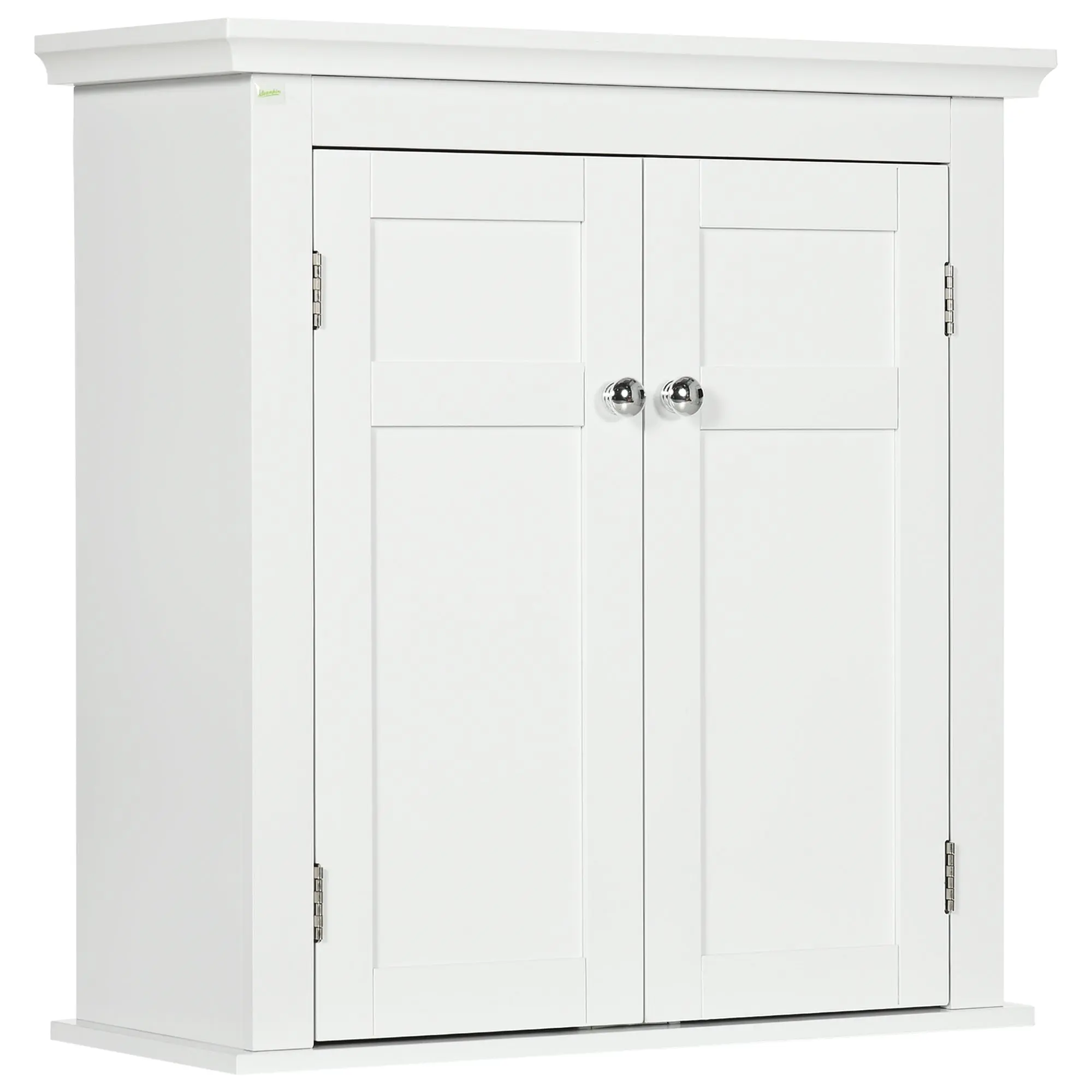 Wall Hanging Bathroom Cabinet, Floating Cabinet with Adjustable Shelves for Kitchen, White