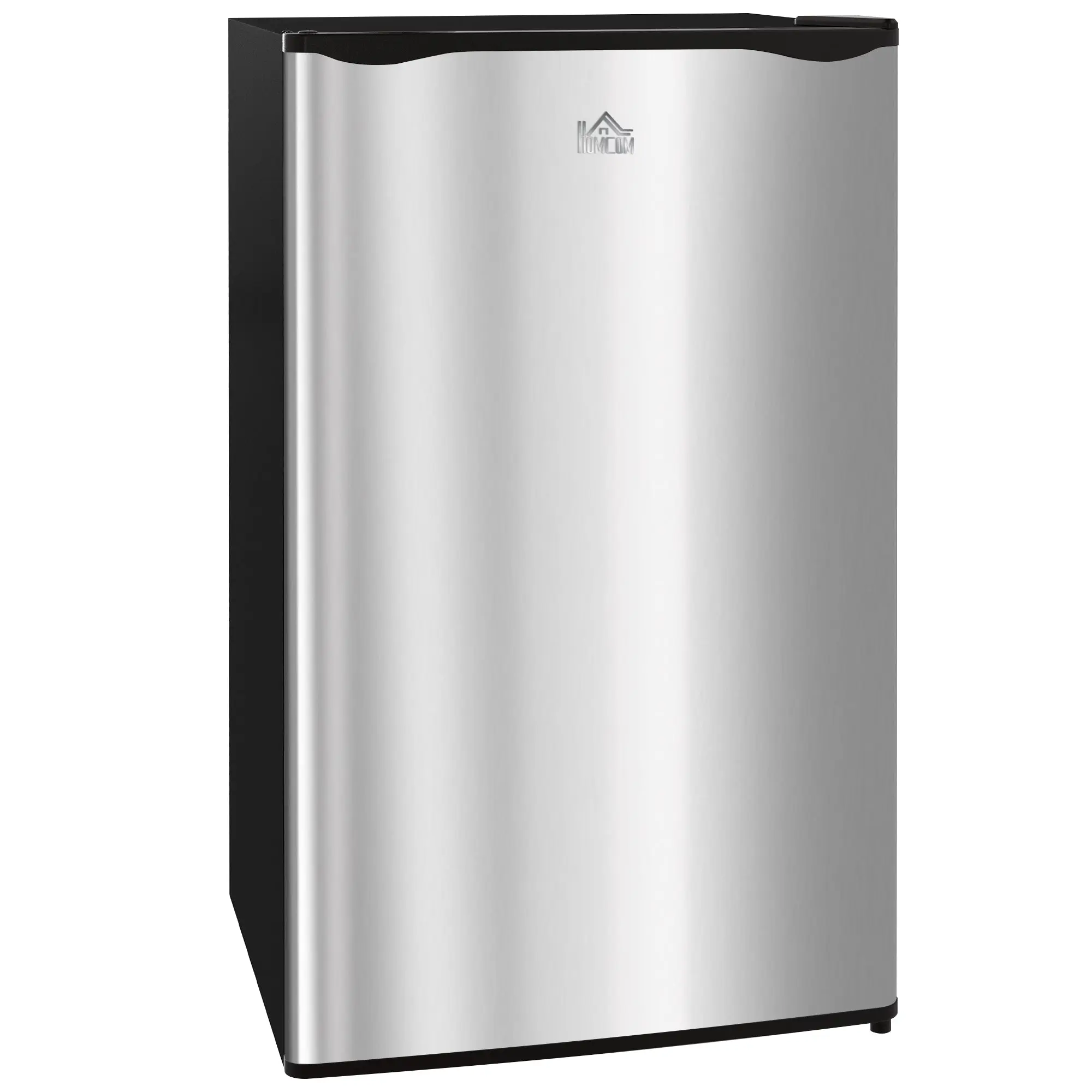 3.2 Cu.Ft Mini Fridge with Freezer, Single Door Compact Refrigerator Silver