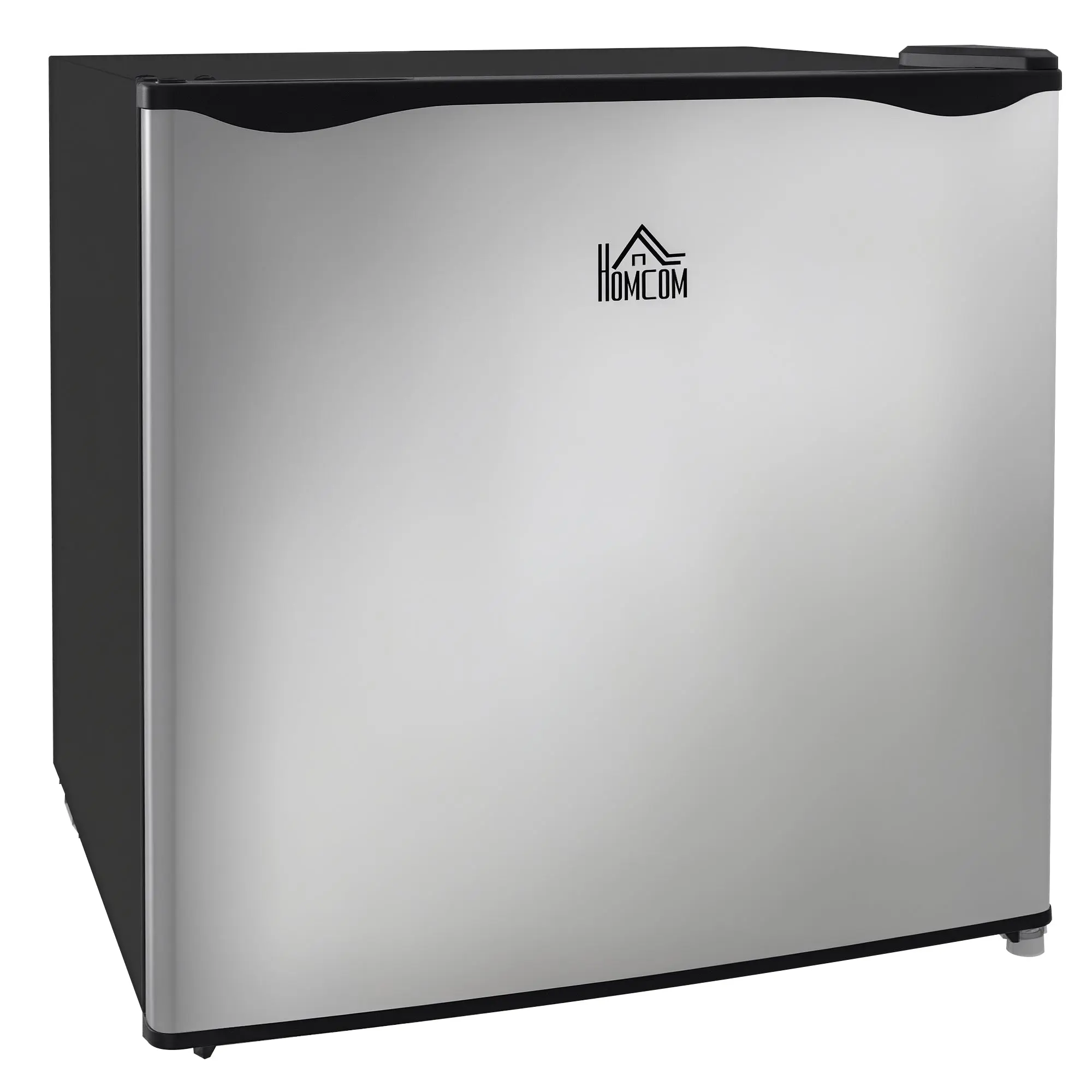 1.1 Cubic Feet Mini Freezer with Reversible Door, Removable Shelf, Adjustable Temperature, Silver