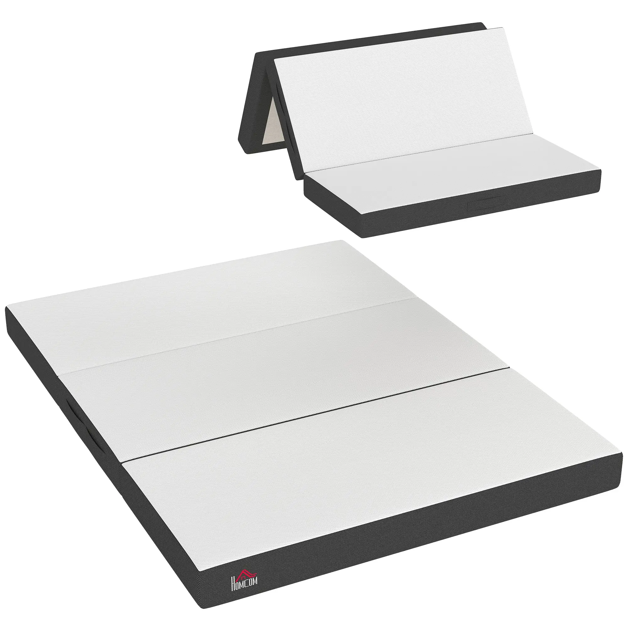 6-Inch Trifold Memory Foam Mattress with Cooling Gel Topper, Queen