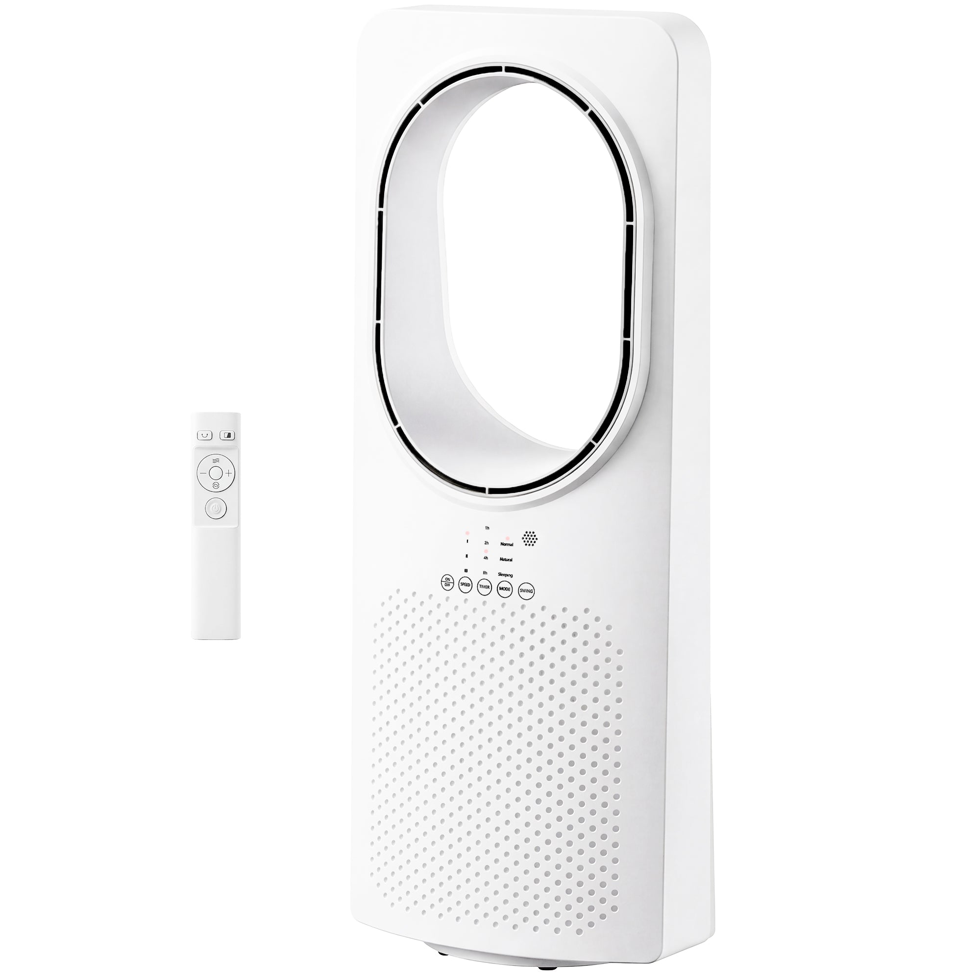 Ventilateur colonne ultra-silencieux 36 dB, ventilateur tour pour chambre, 62cm de haut, oscillant à 45°, 3 vitesses, 3 modes, minuterie 15 H, télécommande, noir