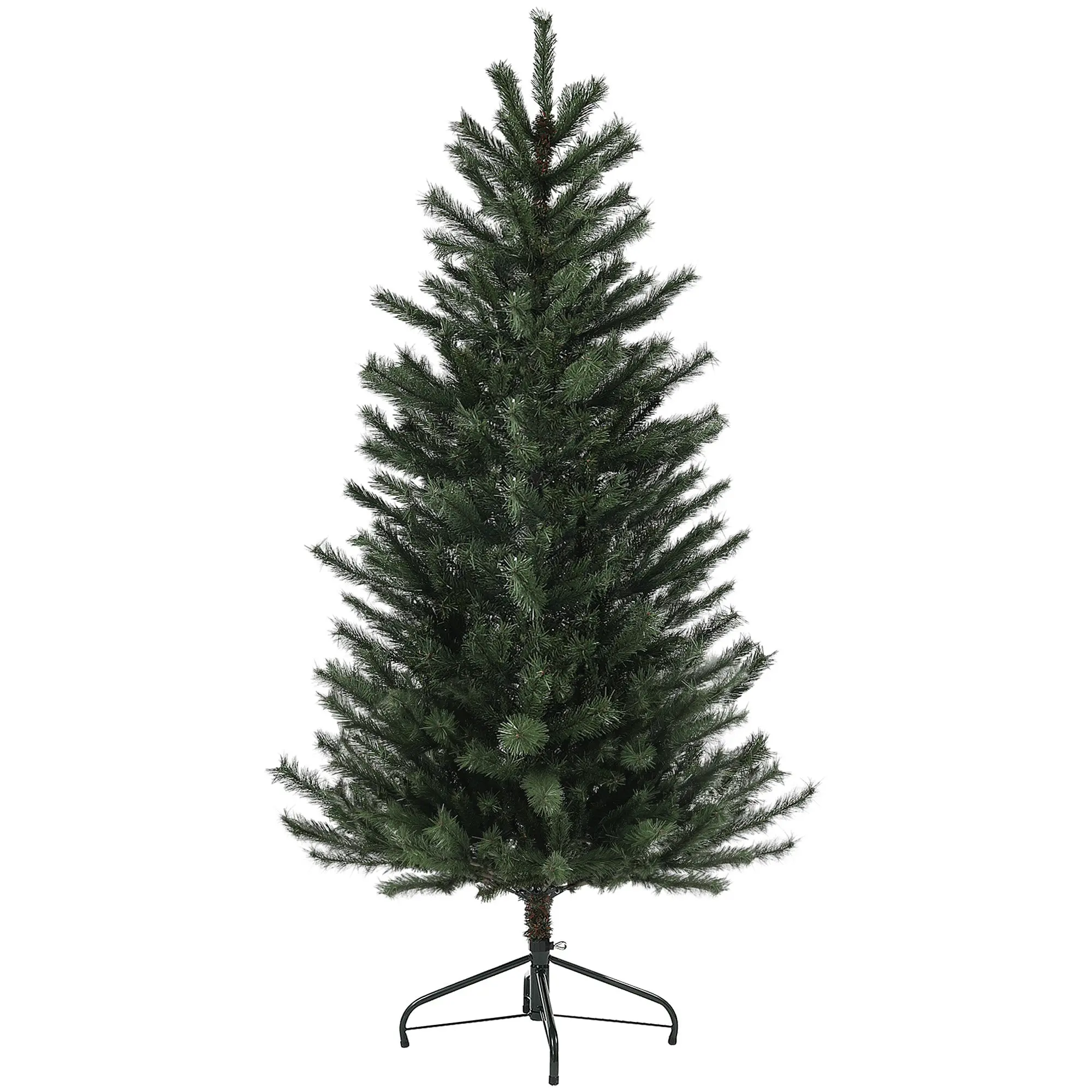 Sapin de Noël artificiel 180 cm arbre de Noël avec support en acier pliable, 467 branches, décoration de No?l effet réaliste, vert