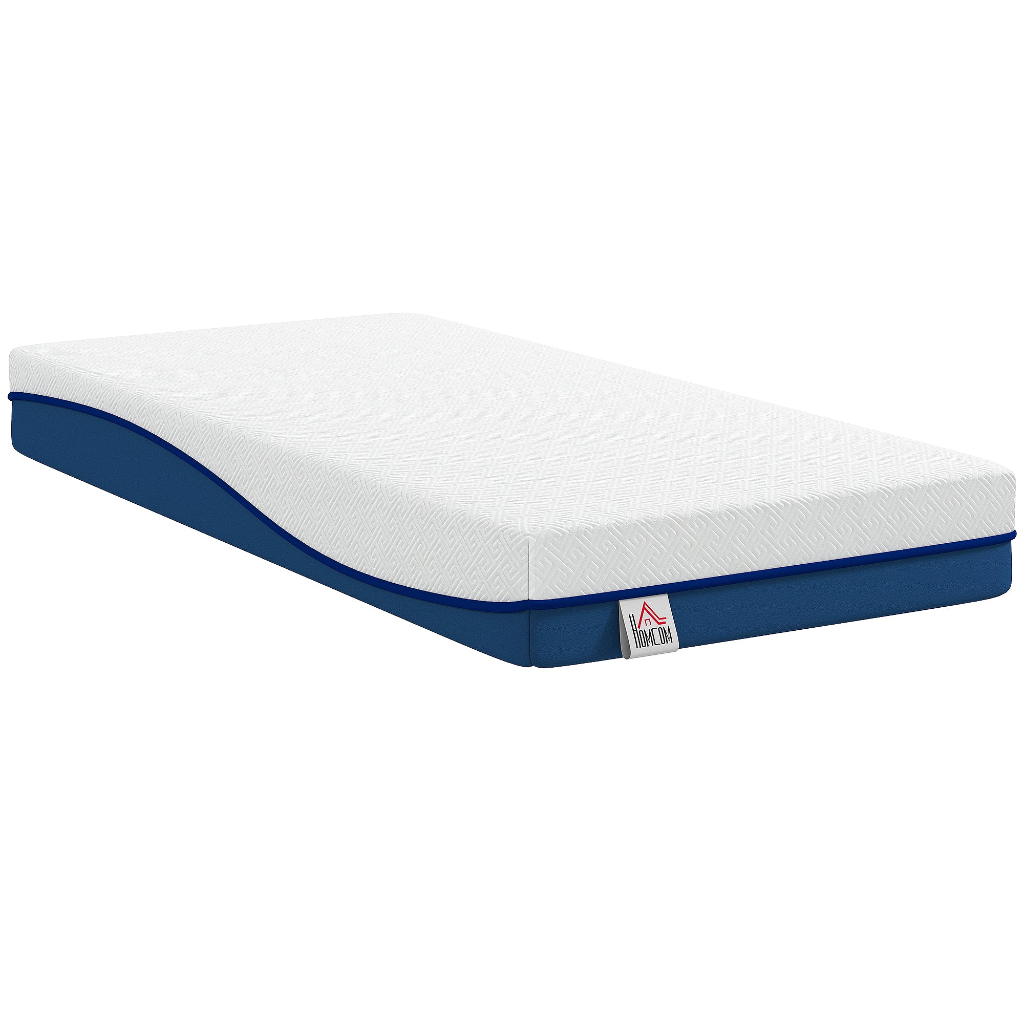 Matelas 90x190cm, Matelas 1 Personnes, Mousse à Mémoire de Forme au Thé Vert, 20cm d'épaisseur, Lit Rafraîchissant avec Gel Mémoire, Housse Amovible Lavable, Certifié Oeko-Tex, Fermeté Moyenne