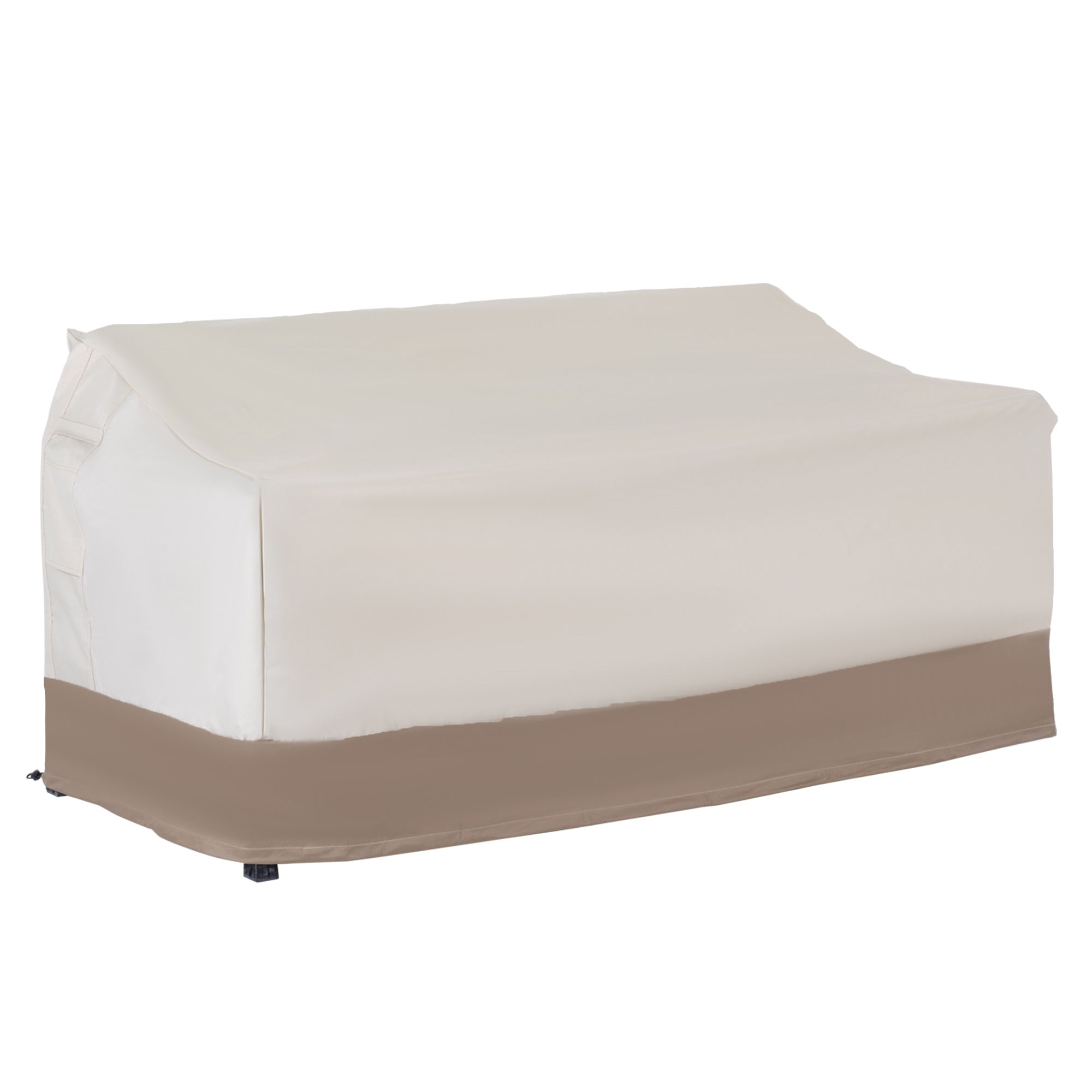Housse de protection Outsunny pour banc 2-3 places - Housse de mobilier étanche pour jardin - Protection pluie et soleil 152x87x59/79 cm en tissu Oxford 600D