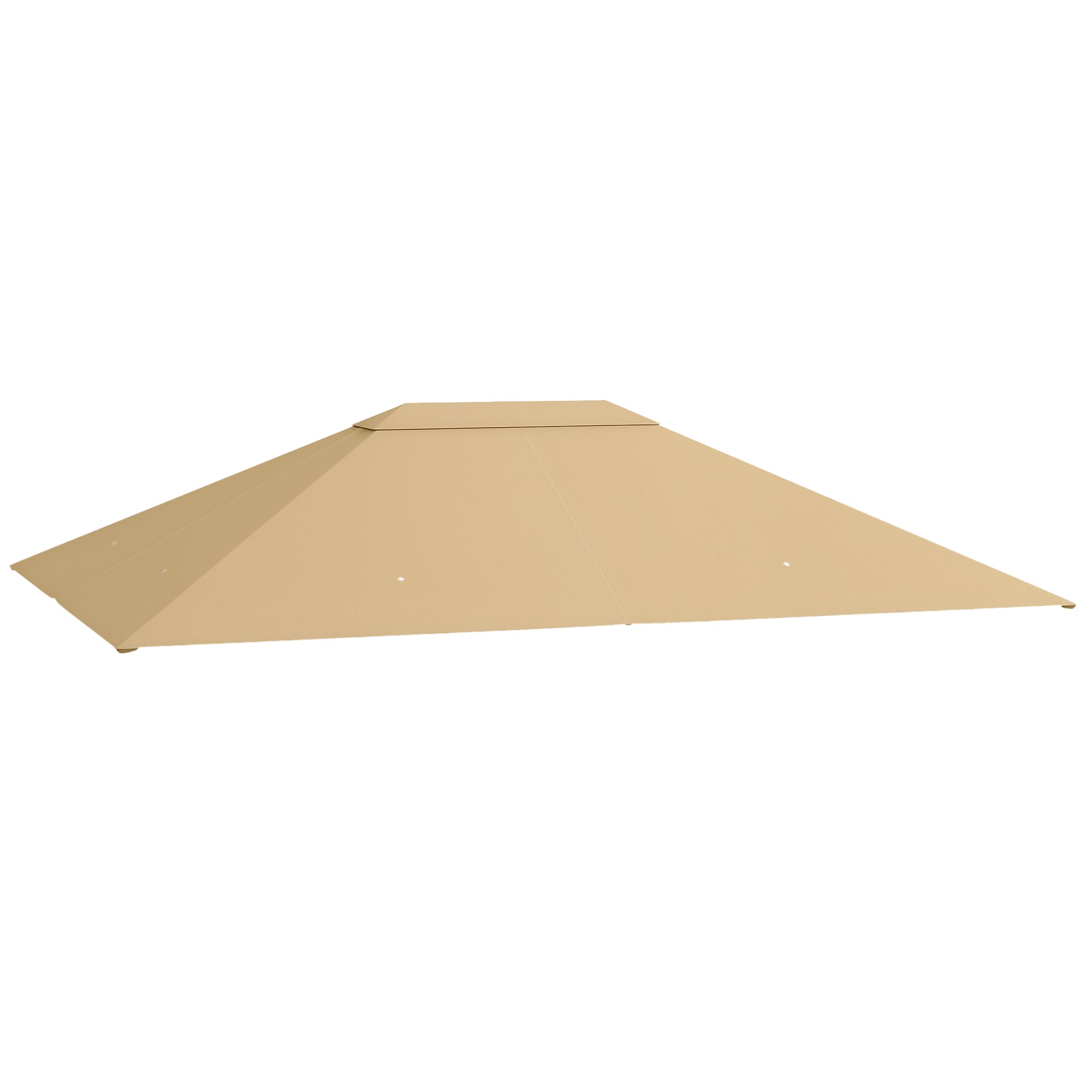 Replacement Roof for Pavilion 4 x 3m, Water-Repellent Pavilion Roof with UV Protection 30+, Replacement Cover for Garden Pavilion, Polyester Fabric Replacement Parts, 180 g/m?, Khaki