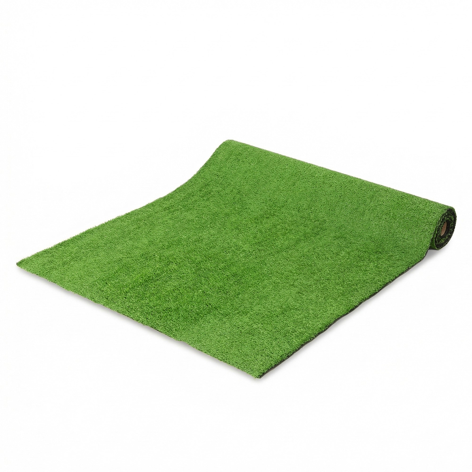 Outsunny kënschtlechen Rasen 1 × 4 m, 10 mm Héicht, selwer drainéierend — fir Gaart, Terrasse, Patio, Balkon — Gréng