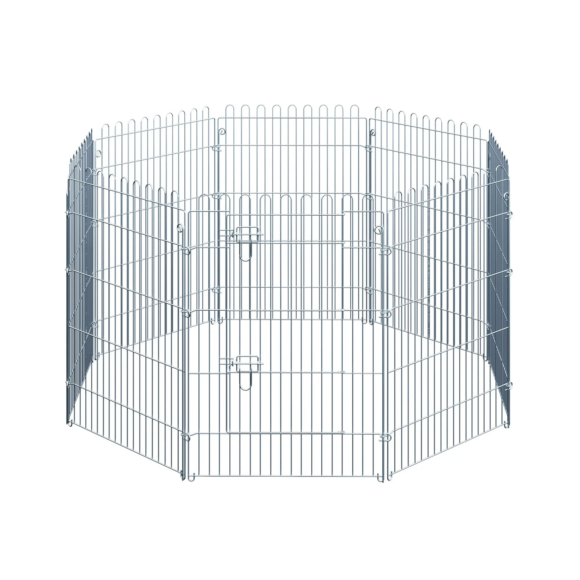 Playpen Puppy Playpen Puppy Fence Playpen Puppy Gate for Animals 8-part B63 x H91 cm