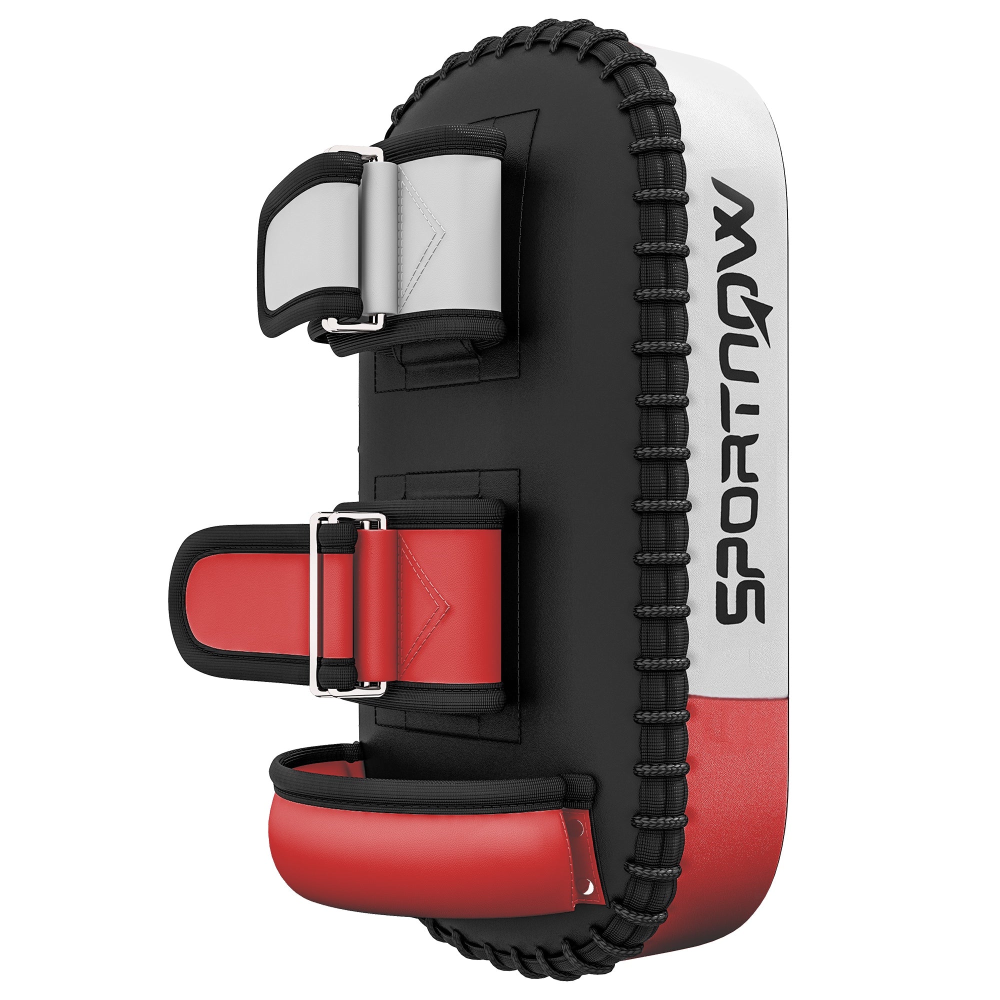 SPORTNOW Презентационен Kick Pad за Кикбокс за ММА, Подложки за Трениране, Подложки за Ударна Тренировка с Покритие от Синтетична Кожа