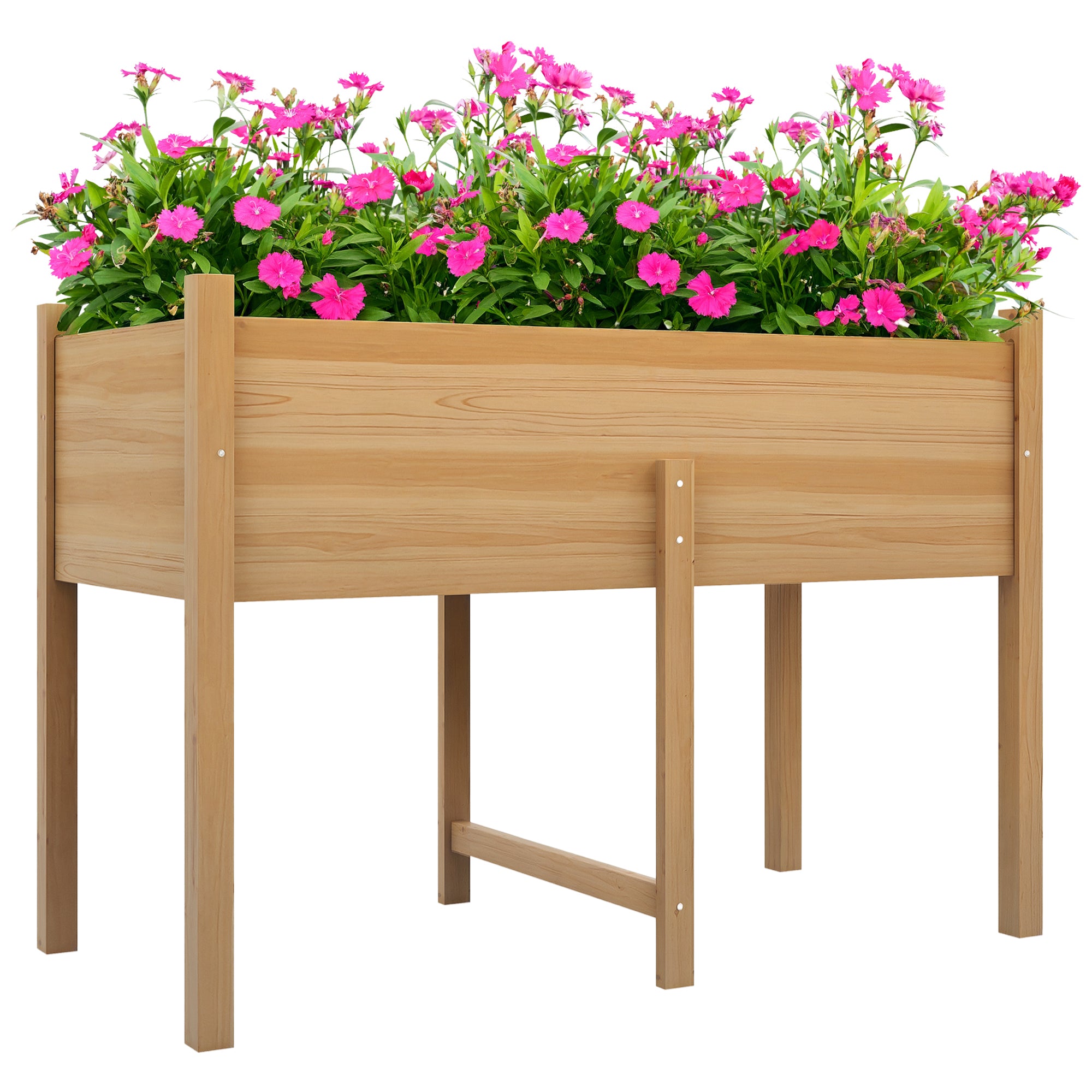 Επιτραπέζιος Κήπος Outsunny Υψηλού Σχεδιασμού 115x55x80 εκ. Με Υλικό Πολυπροπυλενίου για Ανάπτυξη Λουλουδιών και Λαχανικών