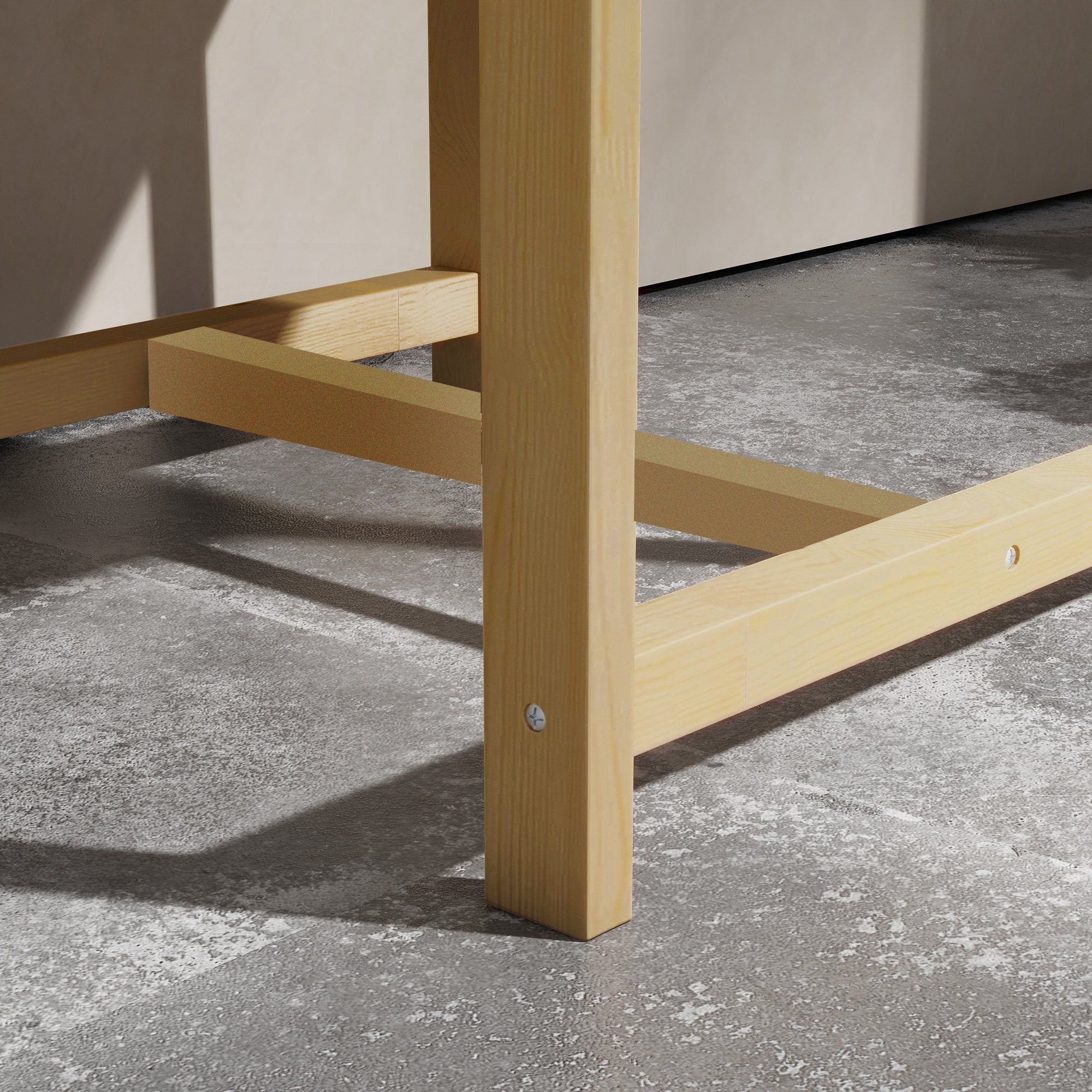 Outsunny Mini Staklenik na Nogu - povišeni sadič - dimenzije 60L x 57W x 103H cm - dvostrani otvorivi paneli od polykarbonata, čelik, obrađeno drvo jele