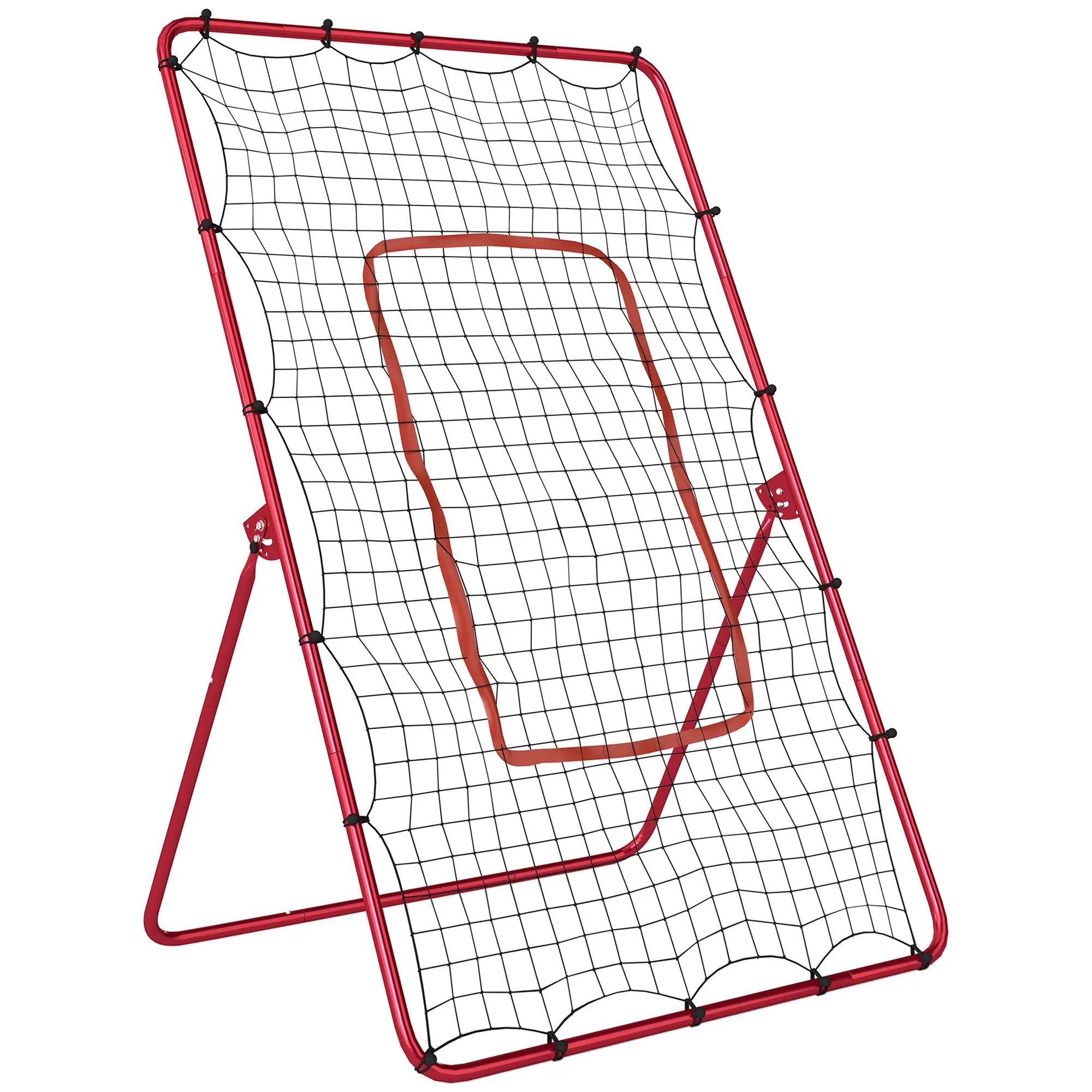 SPORTNOW Rebound Net for Baseball – Portable Rebounder with 4 Adjustable Angles for Soccer, Baseball, Softball & Lacrosse; For Throws, Passes and Catching Drills