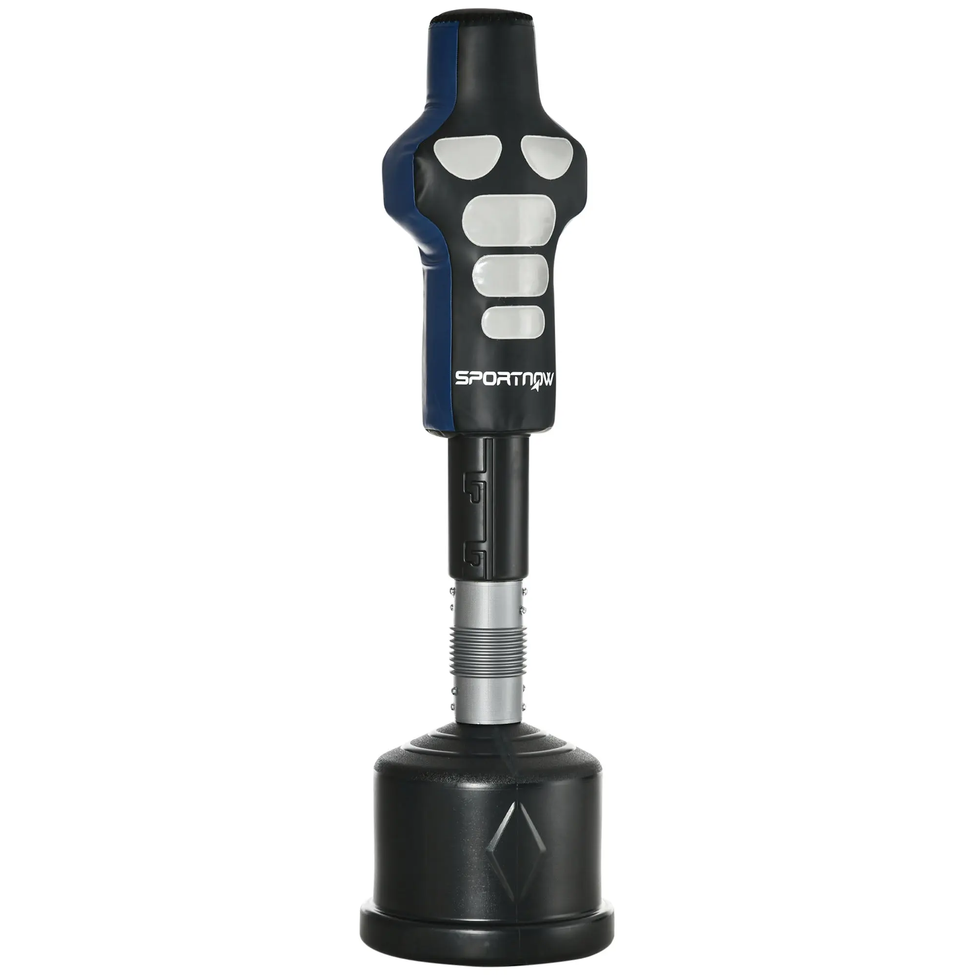 SPORTNOW Standing Punching Bag, 178-207cm Adjustable Height Freestanding Punching Bag with HDPE Base, Boxing Dummy for Kids, Adults, Home Training