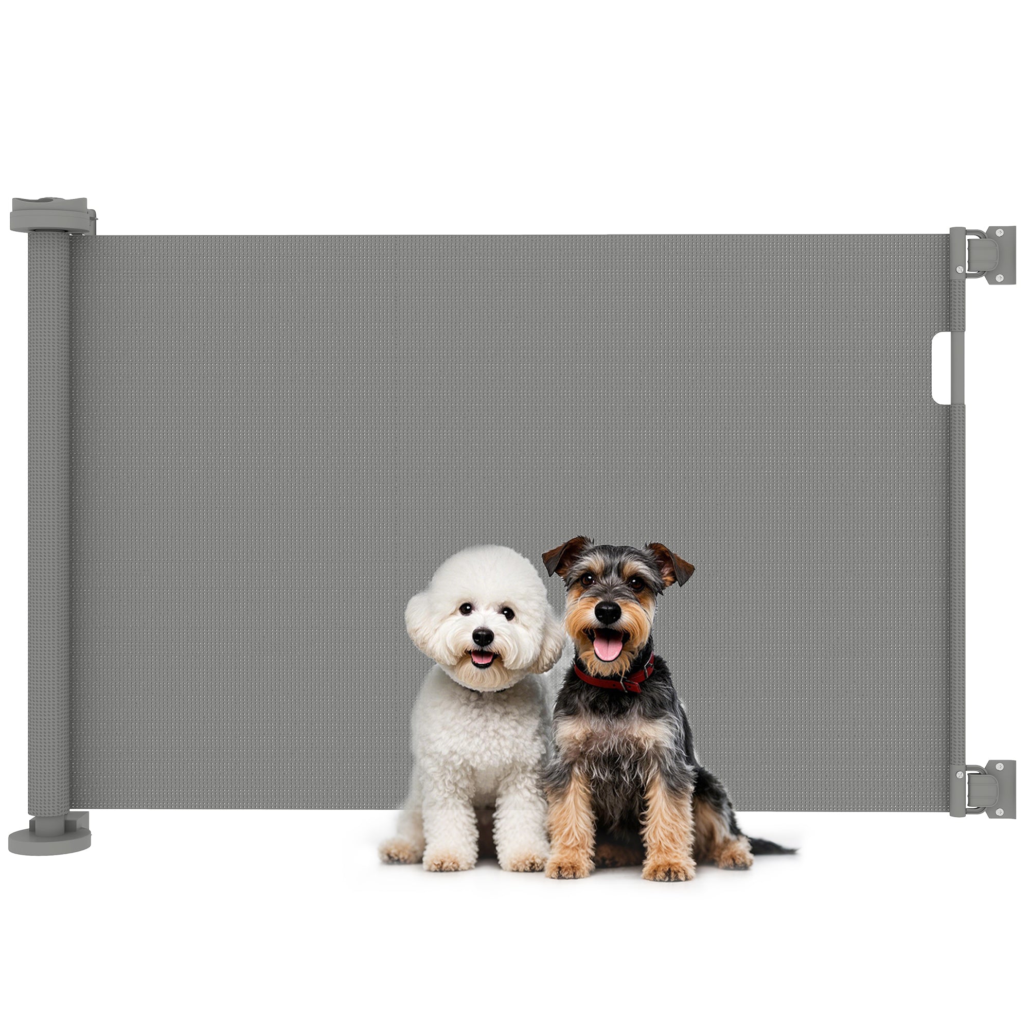 Retractable Stair Gate 0-136cm 87cm High Door Safety Gate Stair Barrier Retractable Gate Safety Gate for Pets Door Gate Protection Gate Suitable for Stairs Doors Indoor & Outdoor