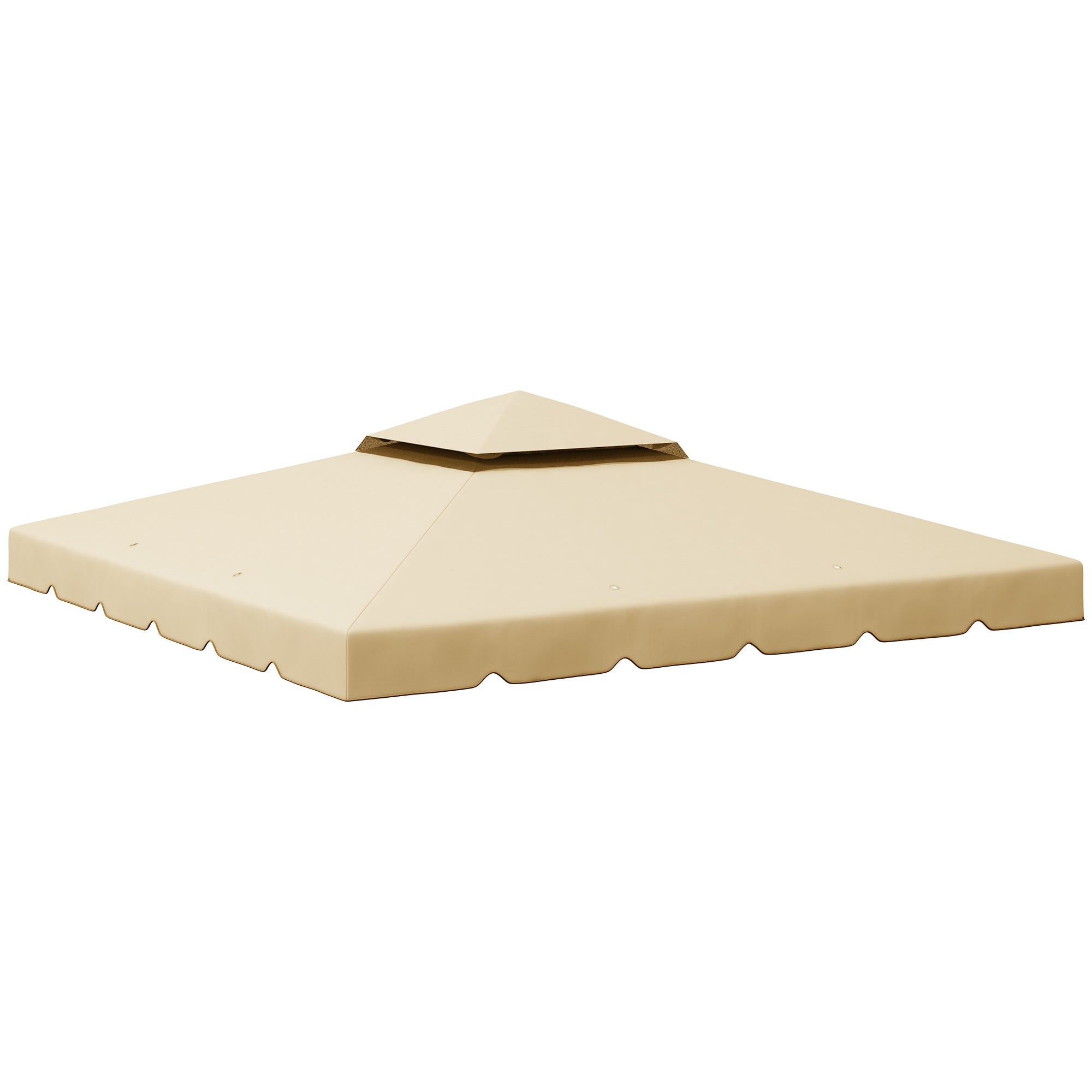 Replacement Canopy for Gazebo Marquee Tent 3 x 3 m Roof Replacement Garden Gazebo Fabric High Density Polyester 170 g/m? Beige