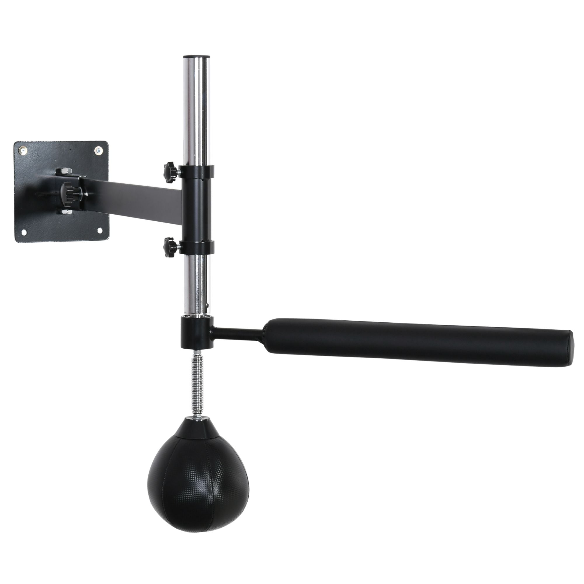 Box Frame Boxing Training Wall Mount Foldable with Rotating Reflex Bar Speedball Height Adjustable for Teens and Adults