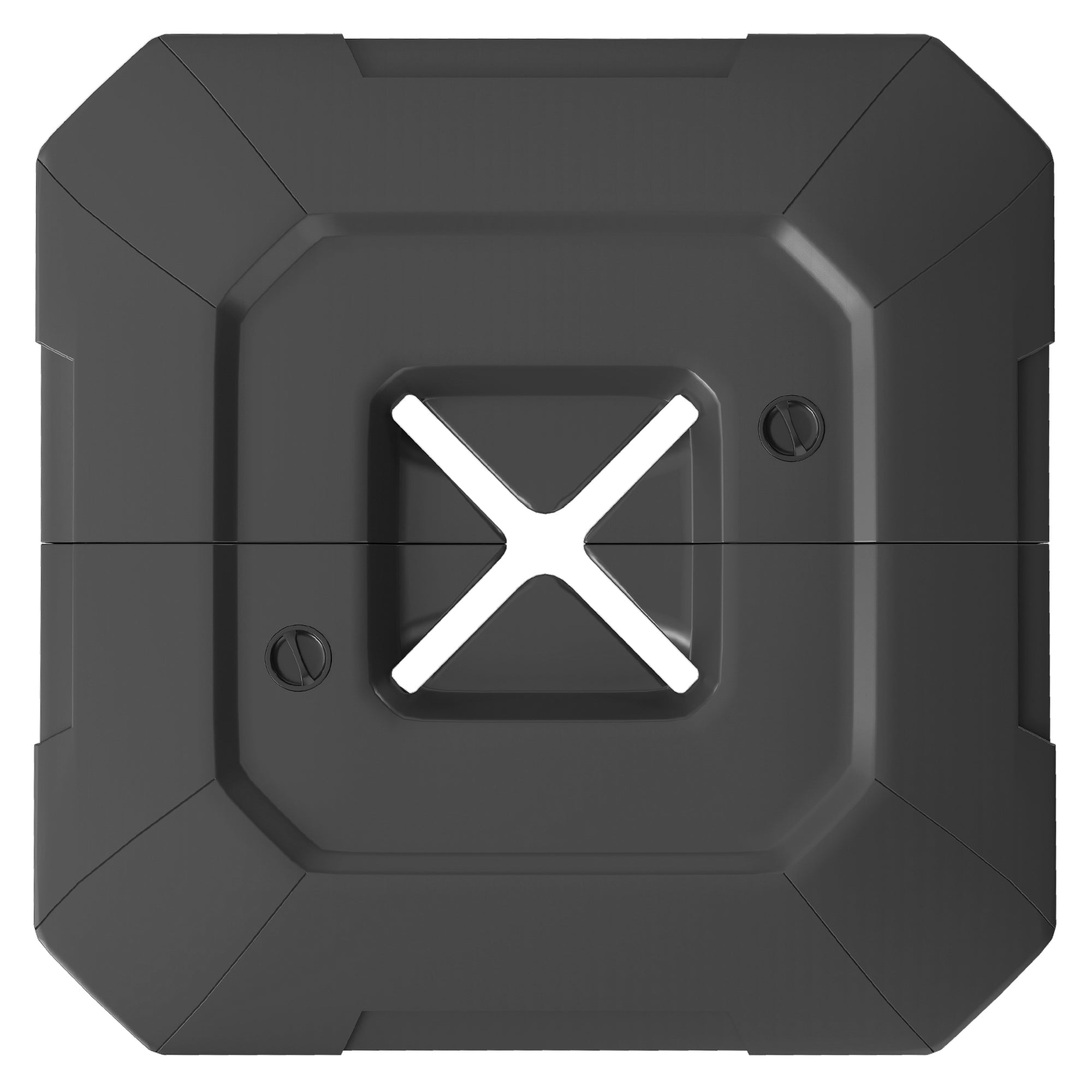 Outsunny 2-teilige befüllbare Schirmgewichte für Freiarmschirme – witterungsbeständiges HDPE, bis zu 80 kg/ca. 105 kg, Schwarz