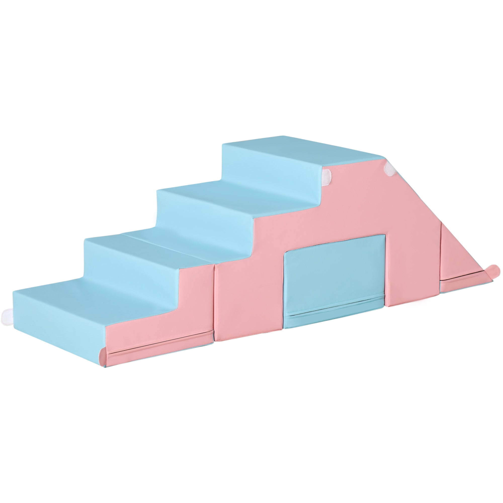 Soft Building Blocks 2-Piece Set Foam Blocks Giant Blocks Building Toy Foam Blocks for 1-3 Years Old Children Artificial Leather EPE