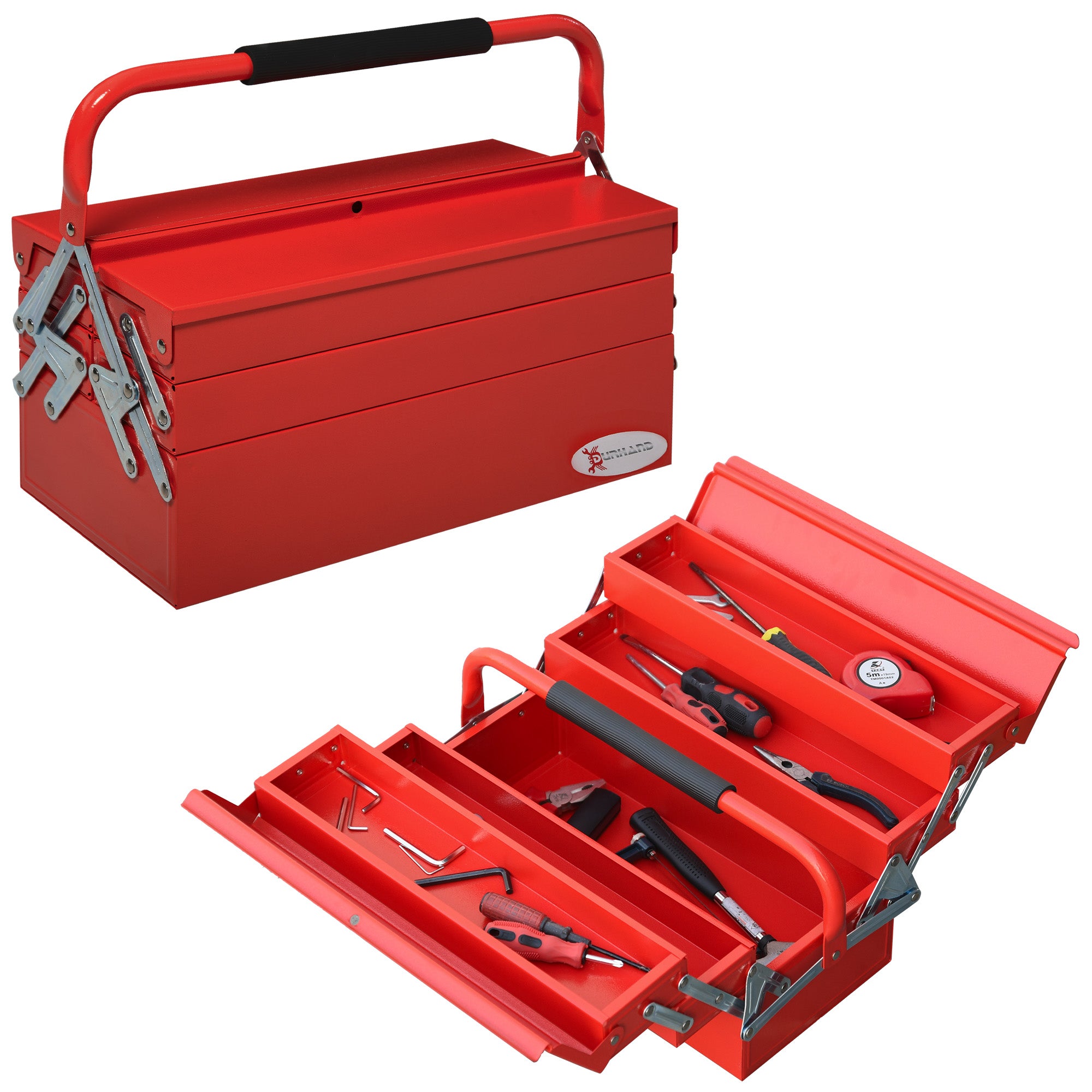 HOMCOM Arbejdsbænk, Savbukke, Støttestativ, Foldbar, Skridsikker, Stål, Orange, Sort, 99,5 x 50 x 78 cm, Belastning Kapacitet 125 kg