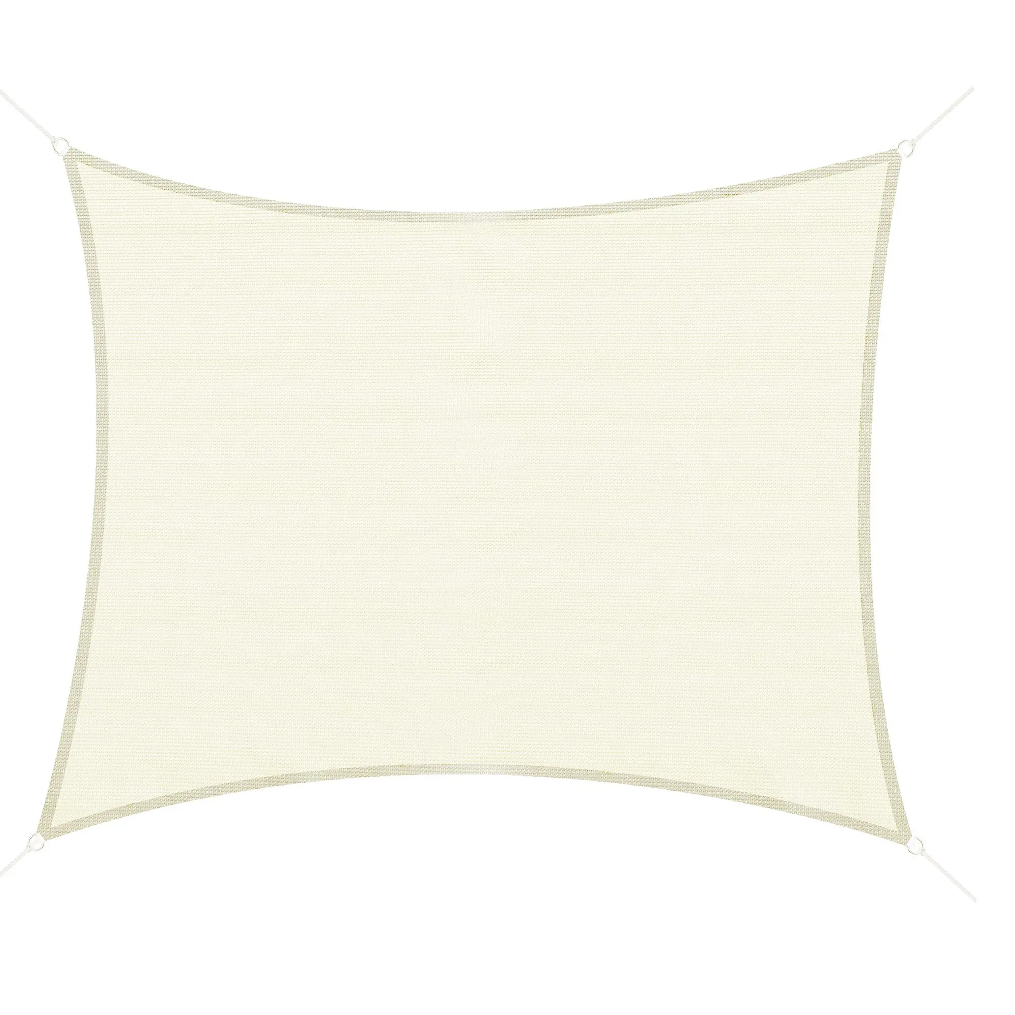 - rectangular sail canopy (various sizes and colors), size 3x4m, cream color