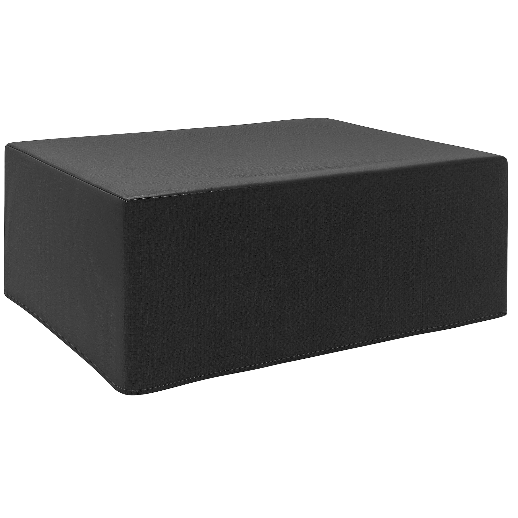 Outsunny – Wasserdichte, UV‑beständige Abdeckung für Gartenmöbel, PE‑Schutzplane, rechteckig 235 x 190 x 90 cm, Schwarz