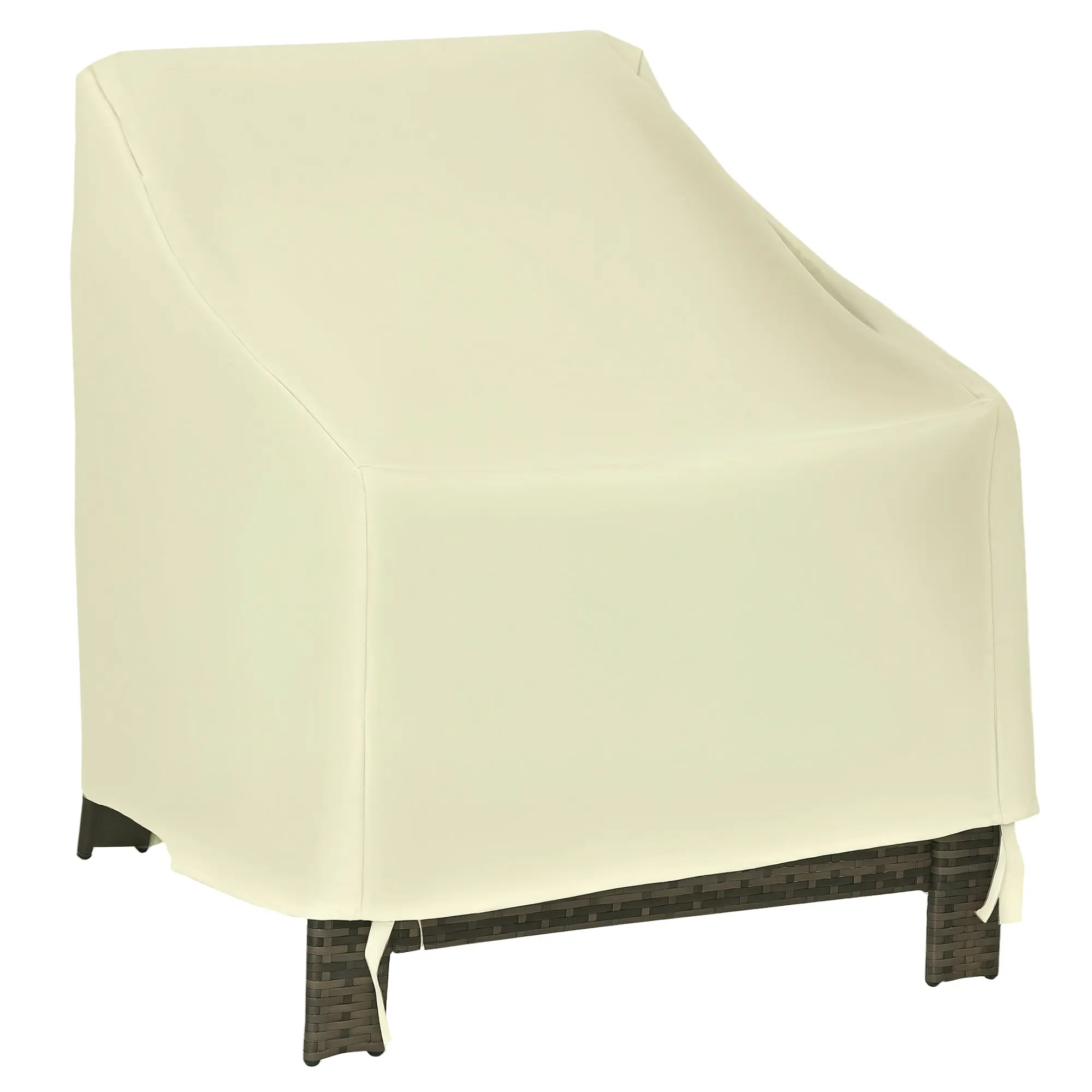 Protective Cover for Chairs Furniture Cover Waterproof Outdoor Garden Protection against Rain and Sun 68x87x77cm 600D Oxford Fabric