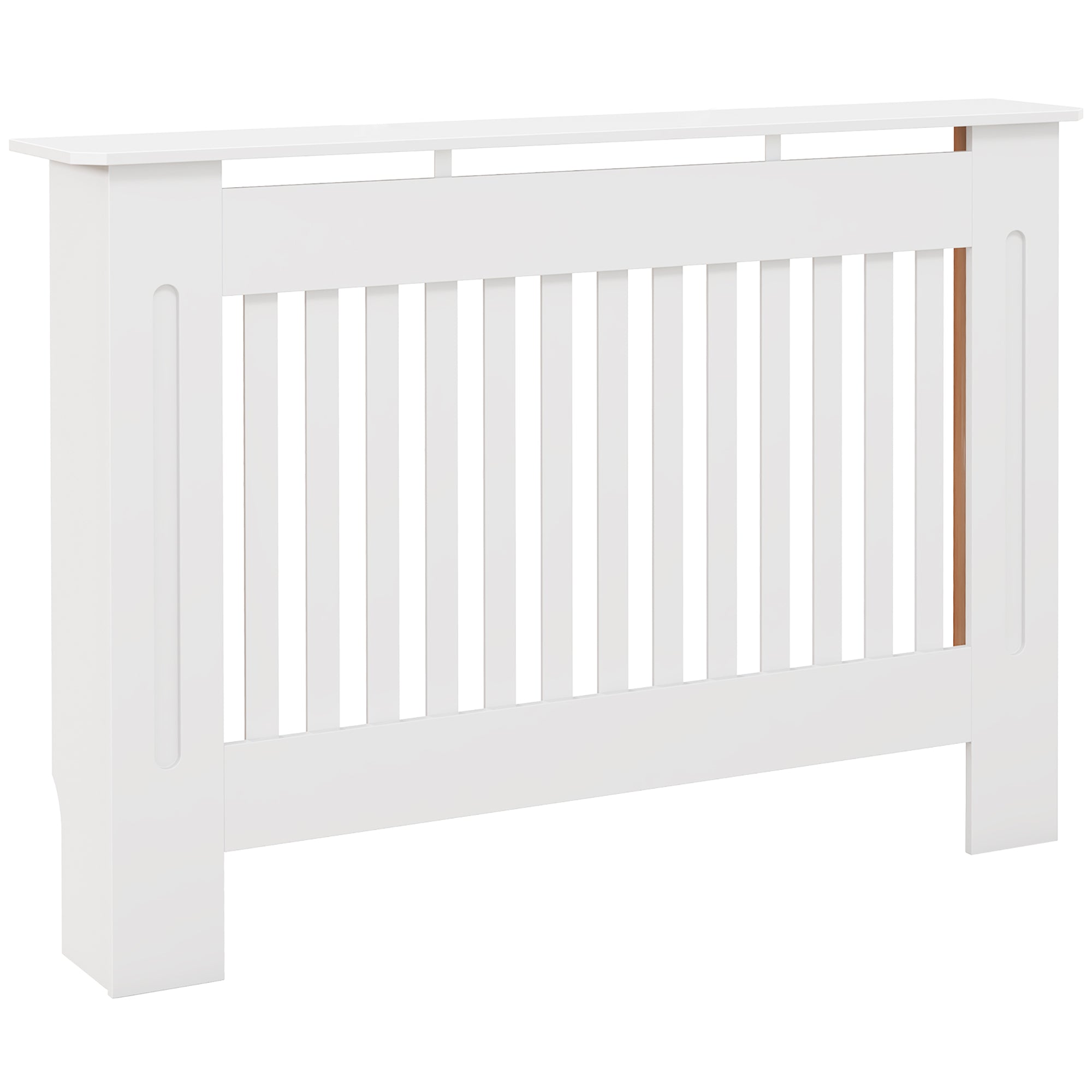 HOMCOM Heizkörperabdeckung Moderne Heizkörperabdeckung aus MDF für Wohnzimmer Schlafzimmer 112x19x81cm Weiß