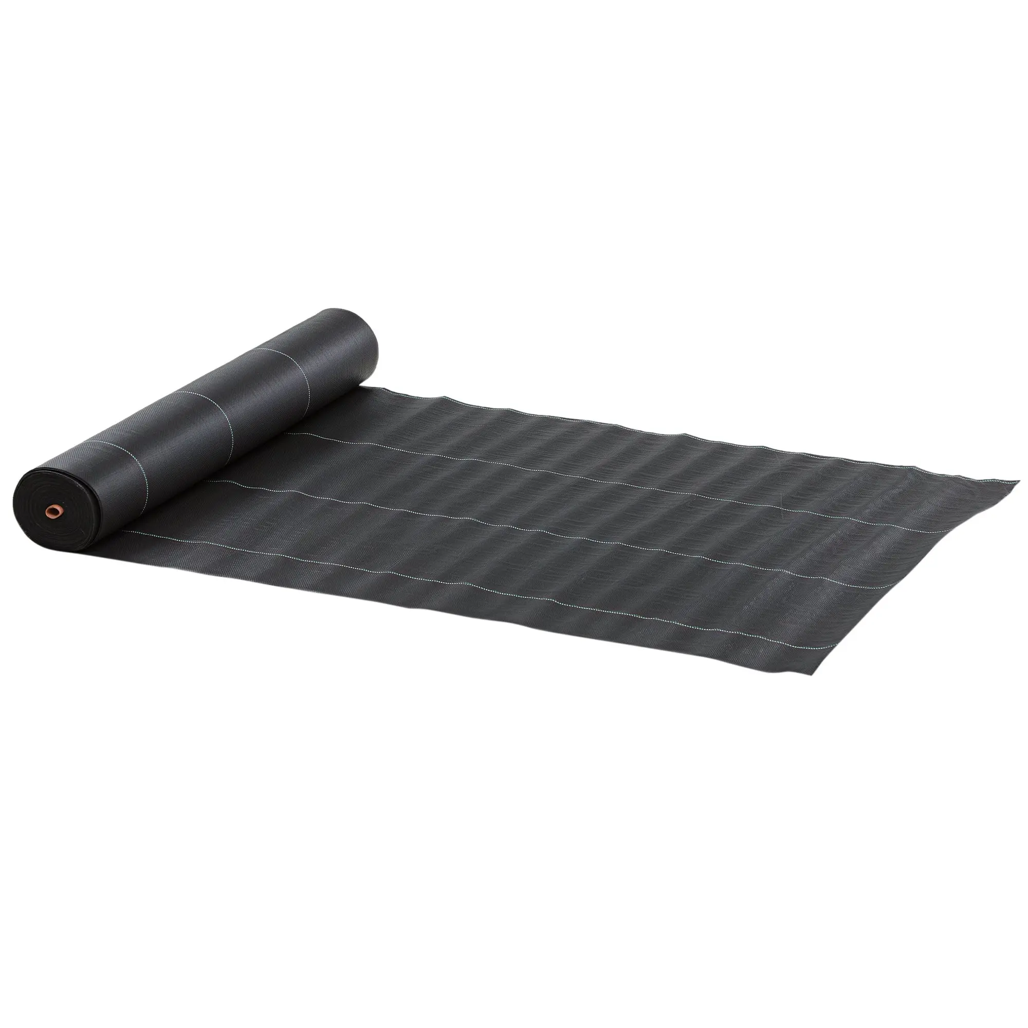 Weed Control Fabric Weed Barrier 2x50 m Geotextile Mesh 130 g/m? for Weed and Weed Control Garden Mesh Roll Black