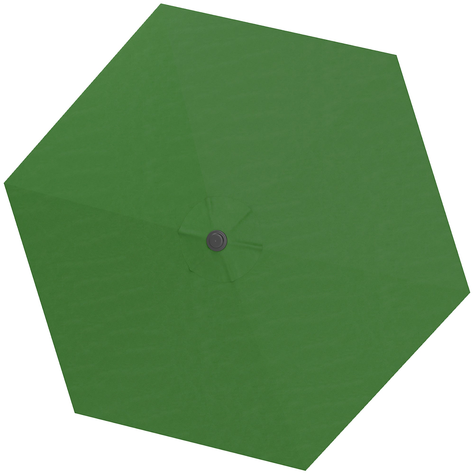 Outsunny 3m Parasolfabric - Udskifteligt Dækken til Patio Parasoller med Fremragende Ventilation og UV 30+ Beskyttelse - Polyester Udendørs Dækken - Grøn