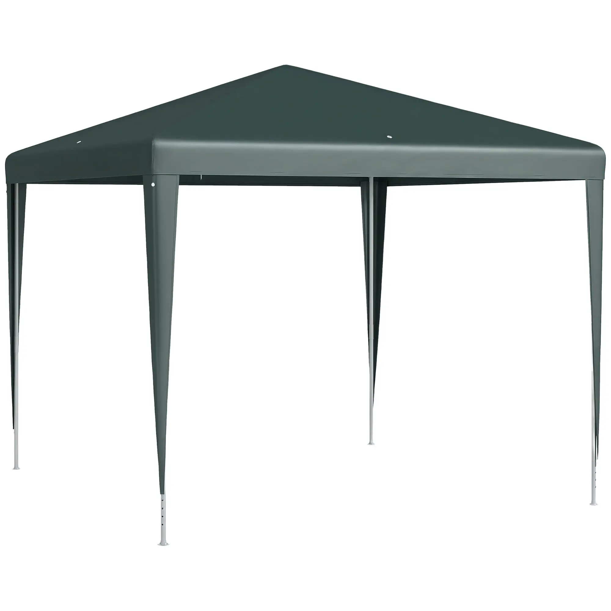 Gazebo 2.7x2.7m Rectangular Water-Resistant Stable Winterproof Gazebo Party Tent Garden Tent Garden Gazebo Marquee for Camping Garden, Dark Green