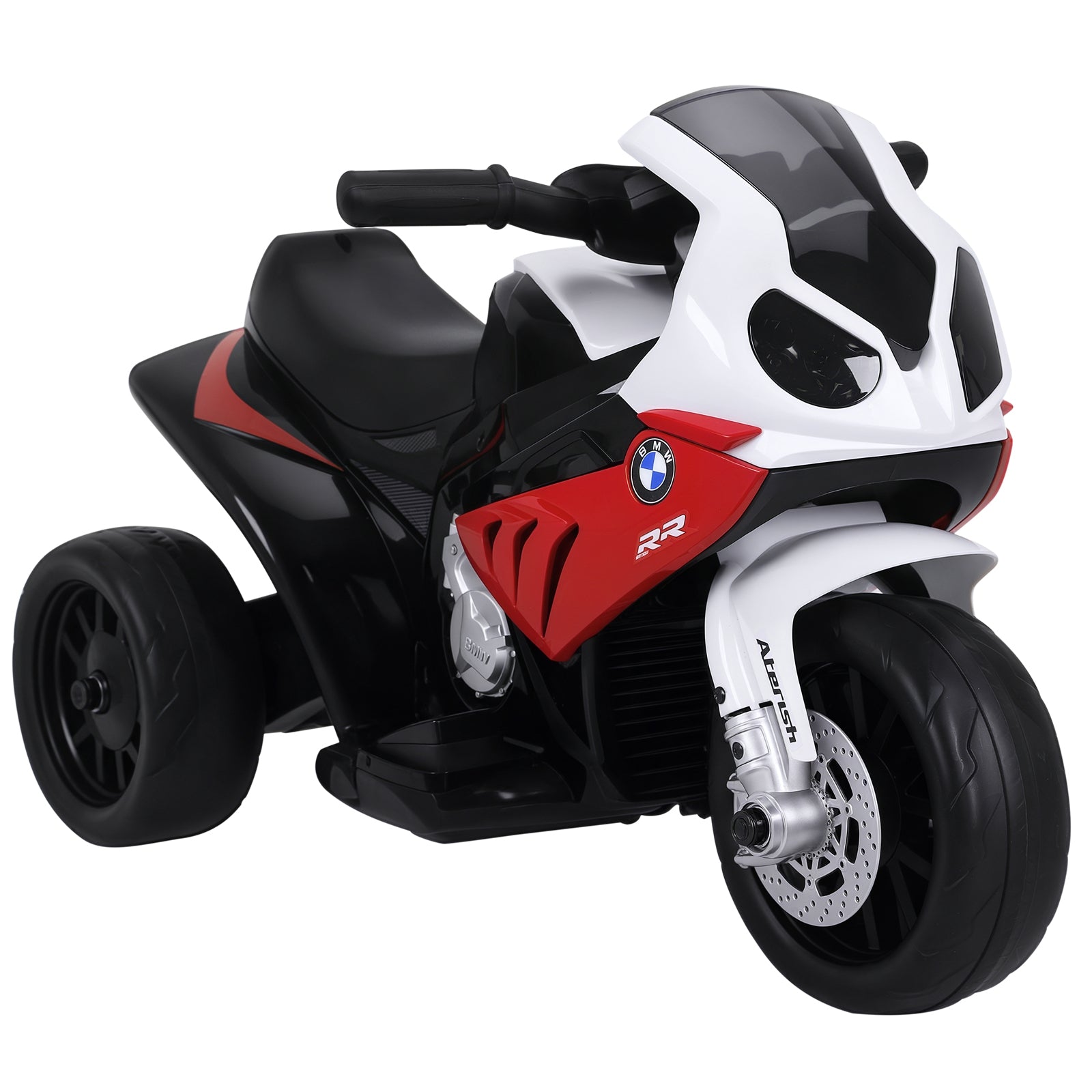 Електрическа моторна количка HOMCOM BMW S1000RR за деца с музика и фарове, подходяща за деца на възраст 18-36 месеца