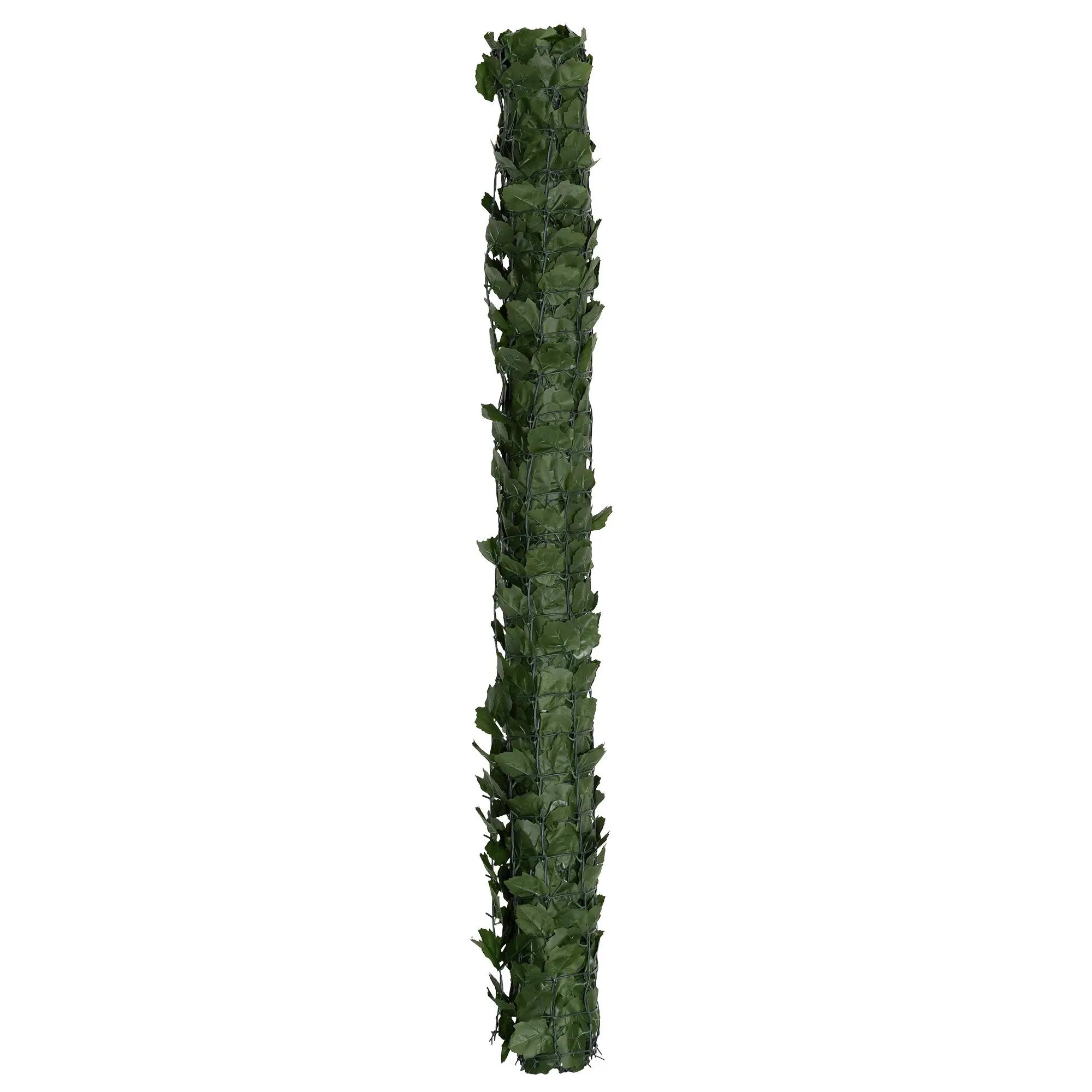 Artificial Ivy Hedge Windbreak Decoration Roll 3L x 1.5H m Realistic Anti-UV Dark Green