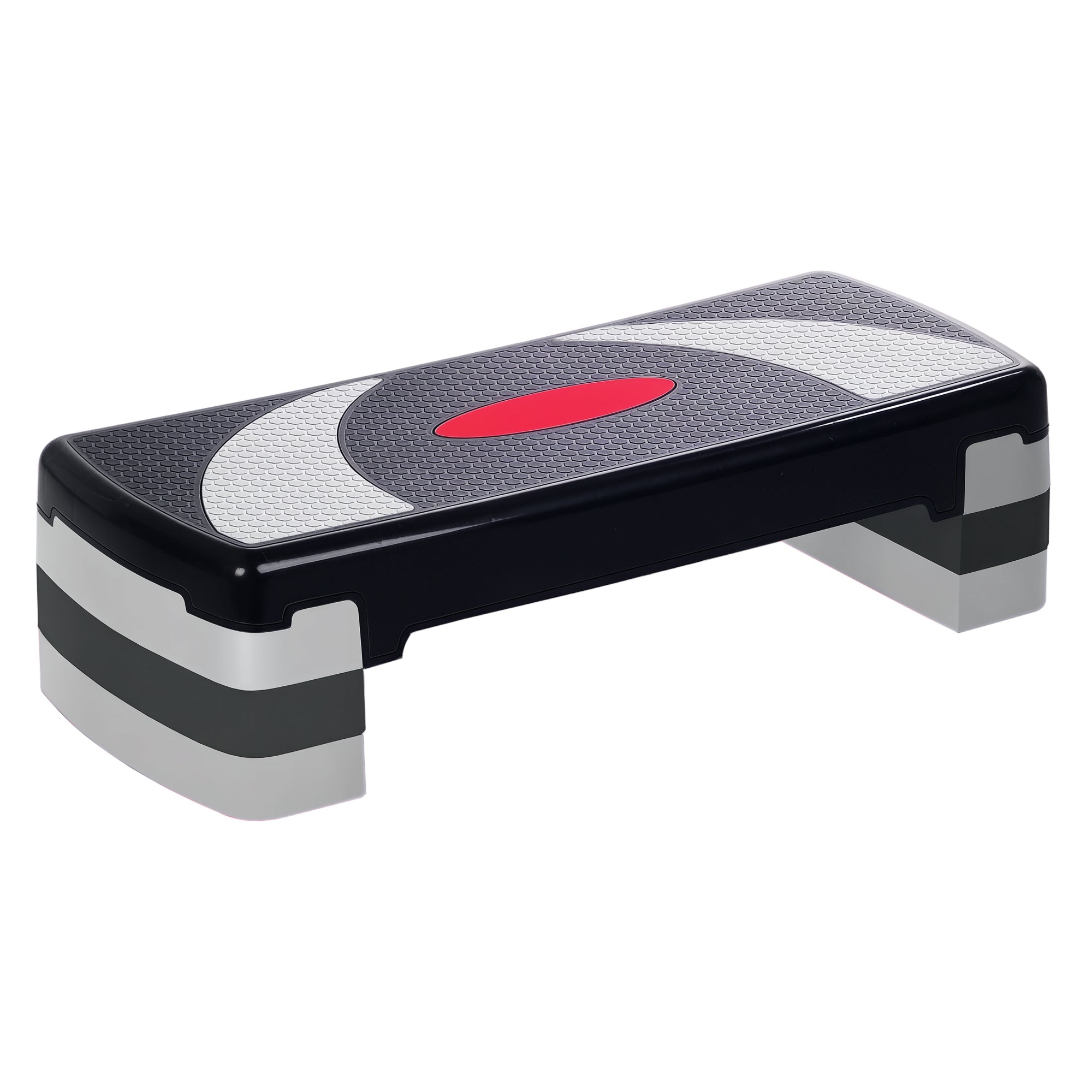 HOMCOM Höhenverstellbarer Aerobic-Fitness-Step mit rutschfester Oberfläche 78x29x20 cm