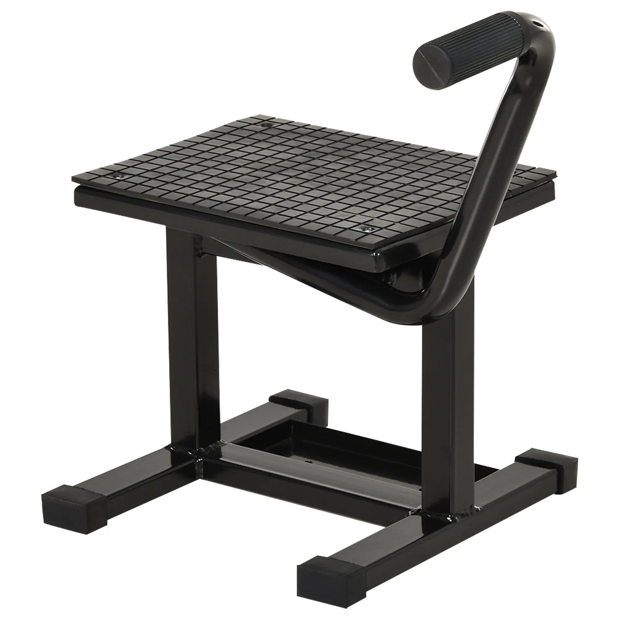 Universal Adjustable Hydraulic Motorcycle Lift Stand Workshop Stand for Off-Road Motorcycles Motocross Supermoto Black