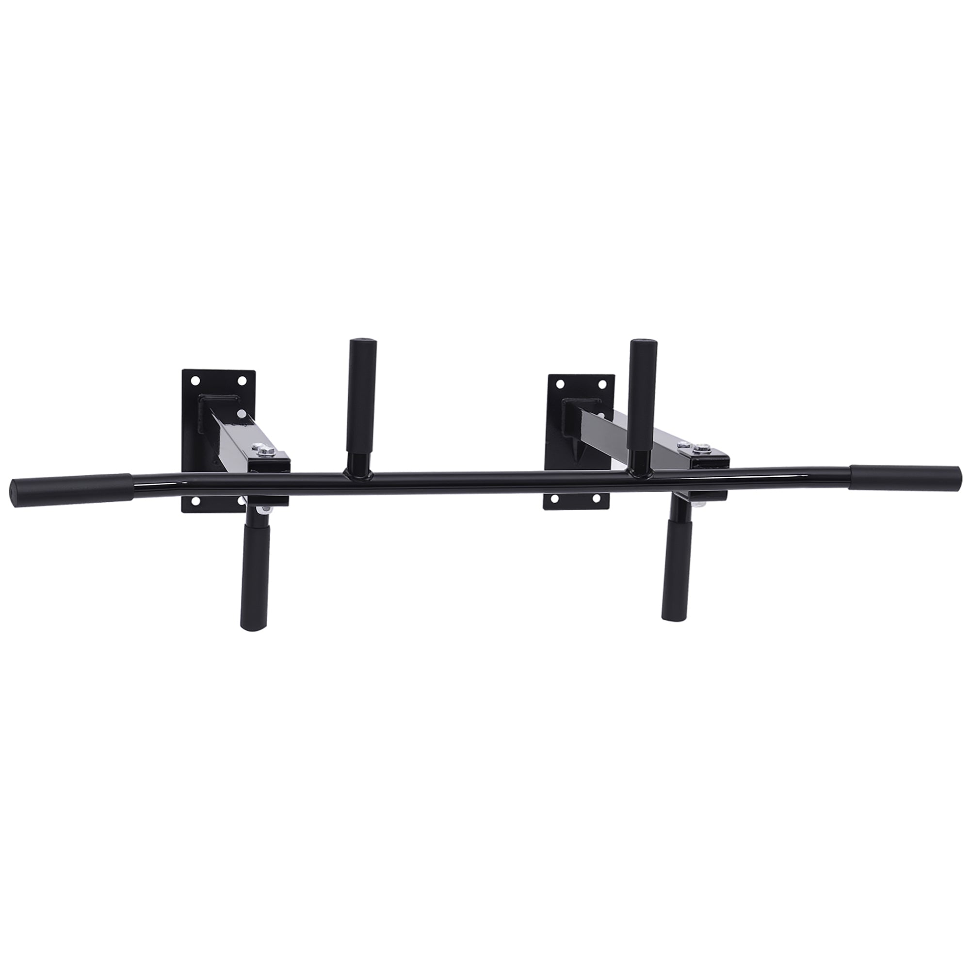HOMCOM Decken Klimmzugstange Stahl Klimmzugstange für das Heim-Fitnessstudio mit 150 kg Tragfähigkeit 105,5x28x49 cm Schwarz