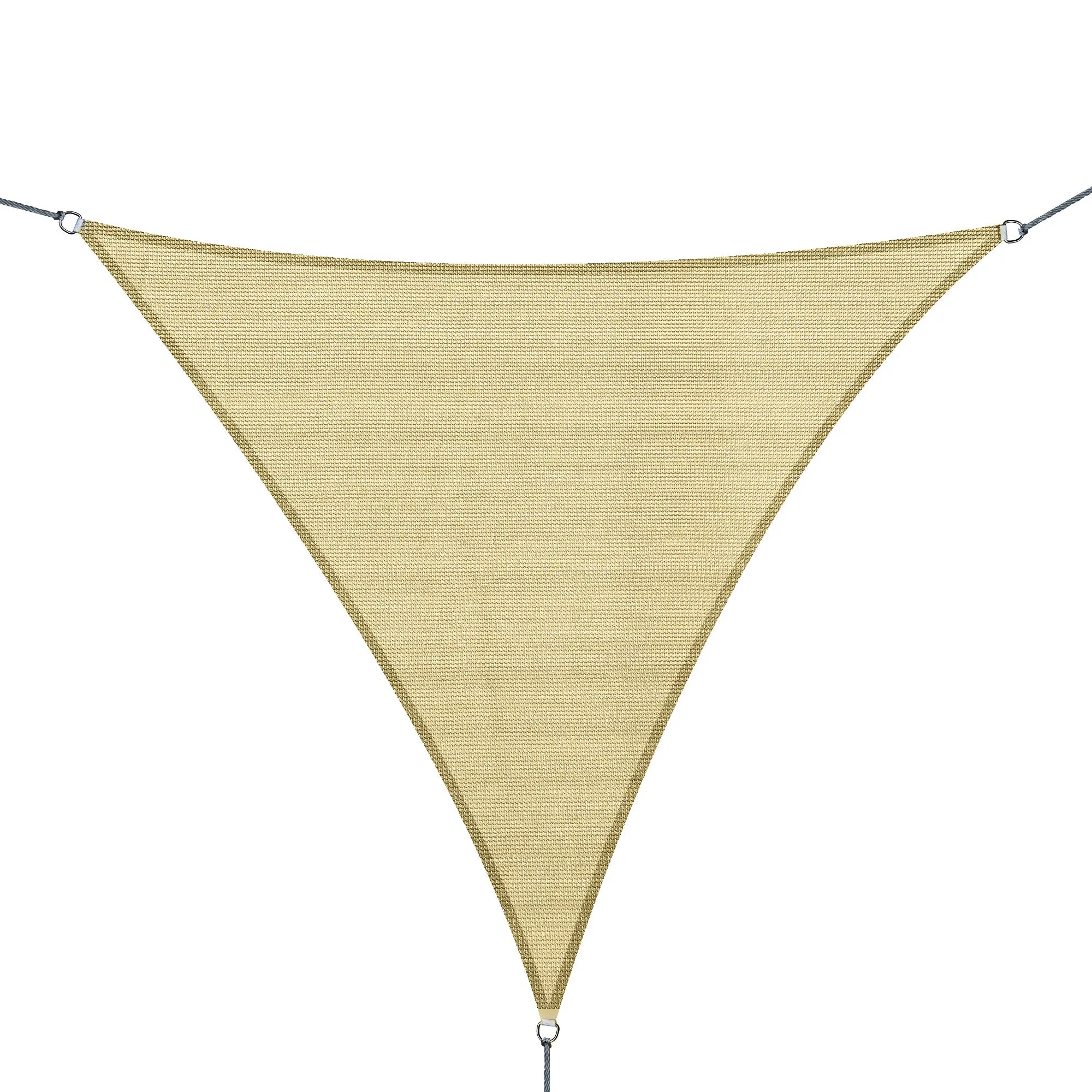 - Triangle sail awning (various sizes and colors), size 3x3x3m, sand color