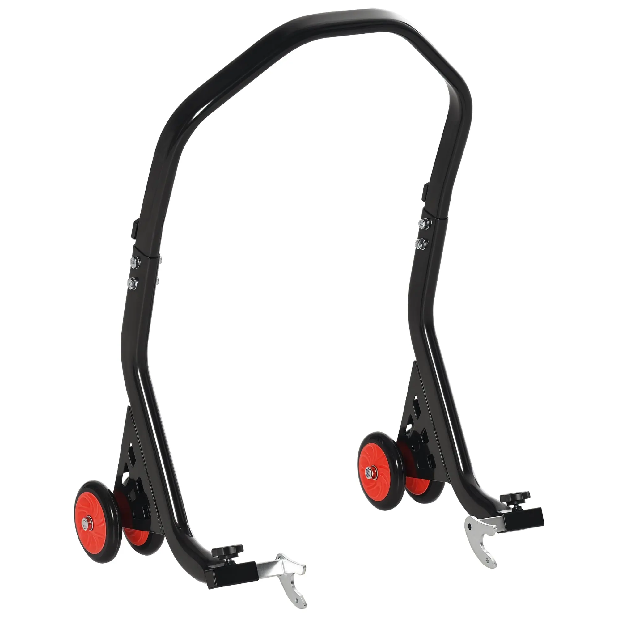 Universal and Adjustable Rear Motorcycle Stand Motorcycle Stand for Sports Bikes Up to 200kg Black
