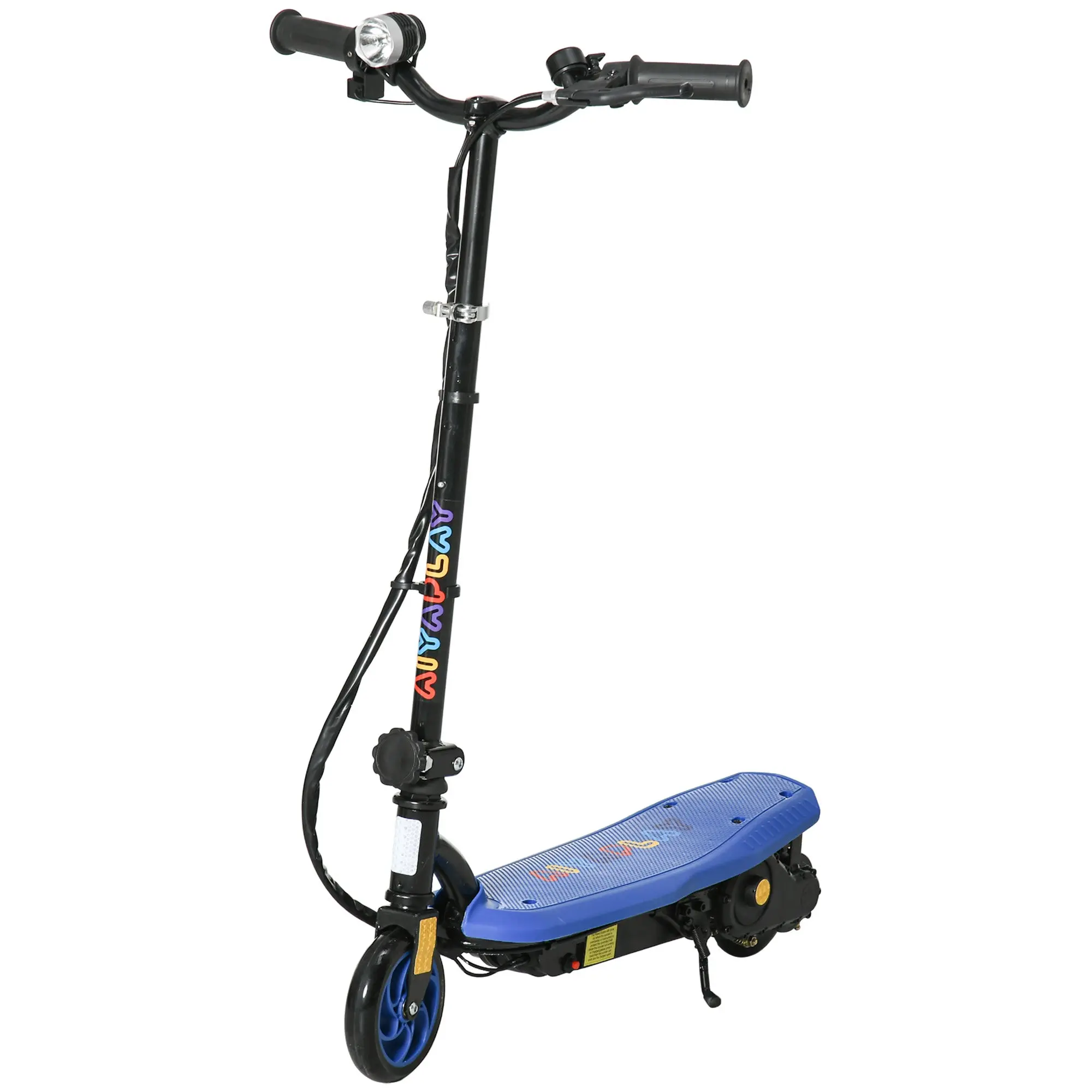 120W Foldable Electric Scooter for Kids 7-14 Years Old 12 Km/h Max Speed 10 Km Max Range Blue