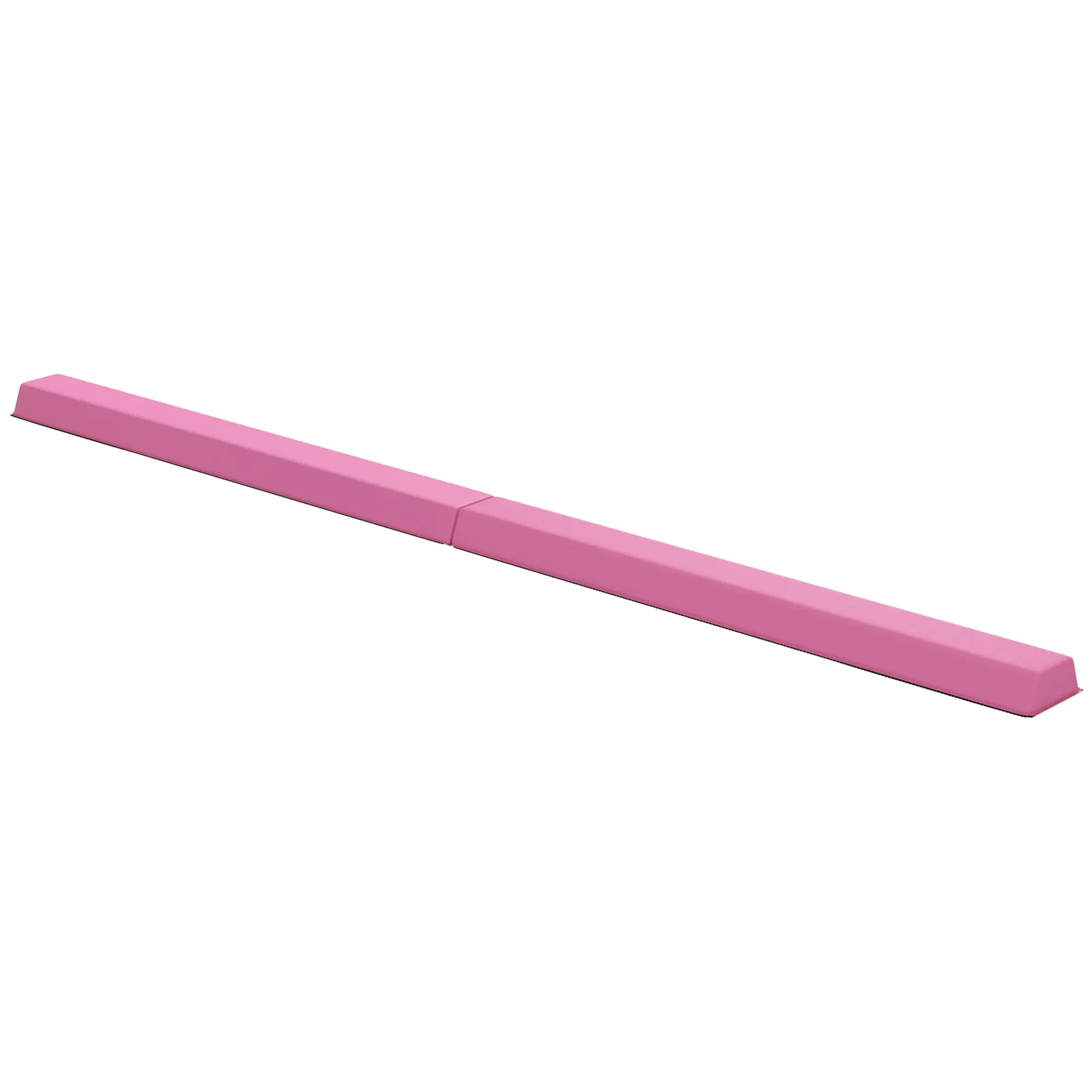 SPORTNOW 236 cm Folding Balance Beam, Portable Gymnastics Beam, Non-slip Balance Beam for Kids 3 Years and Up, Indoor & Outdoor, Light Red