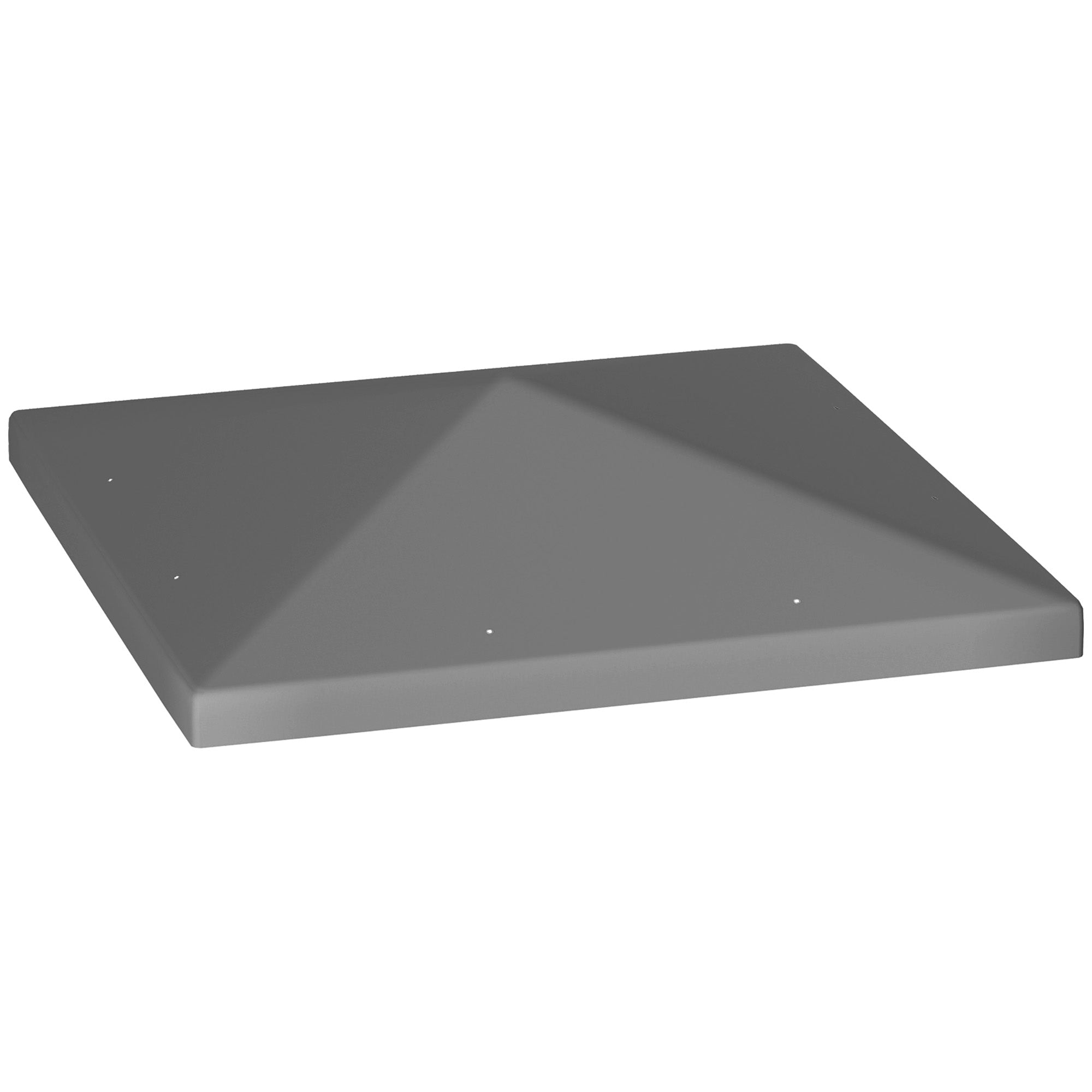 Replacement Roof for Pavilion 3 x 3 m, waterproof Pavilion Canopy, Replacement Cover for Garden Pavilion, Parts made of Oxford Fabric, 370 g/m?, Dark Gray