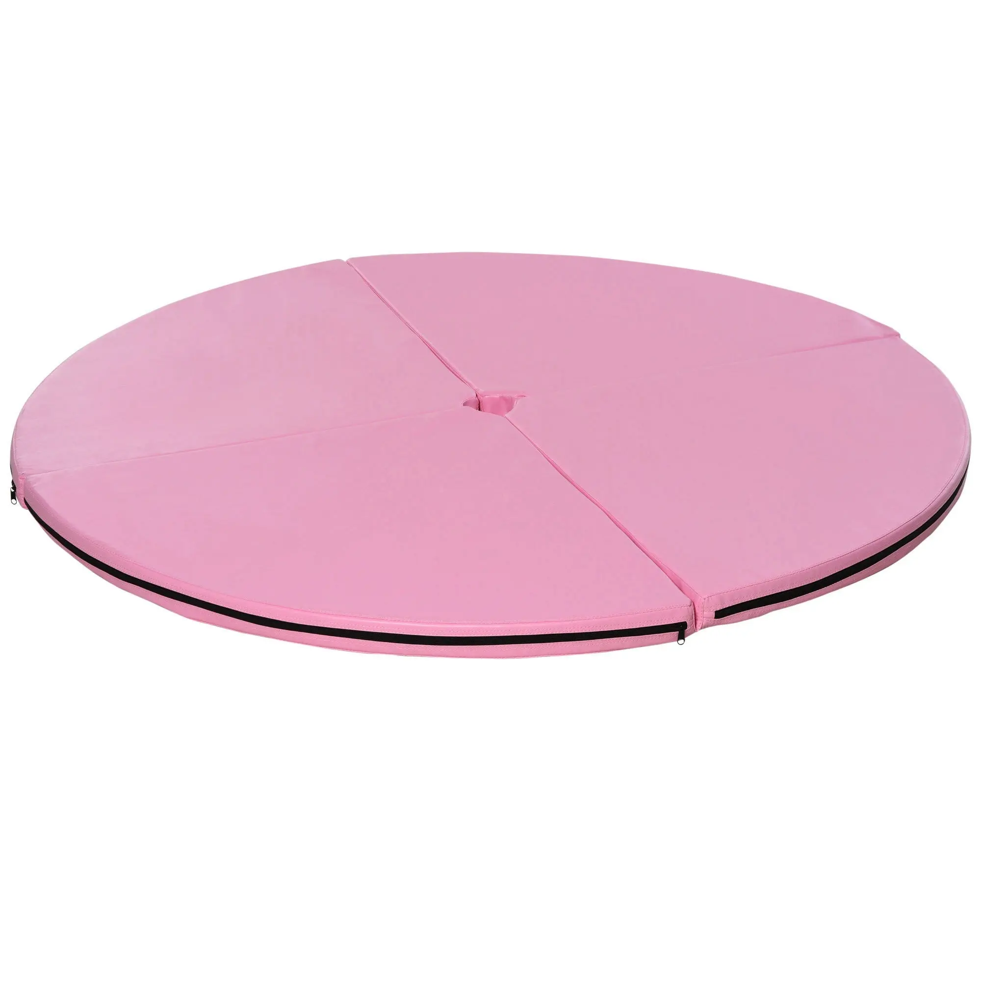 Foldable Pole Dance Mat - Pole Dance Mat - ? 150 cm Thickness 5 cm - Pink plastic covering