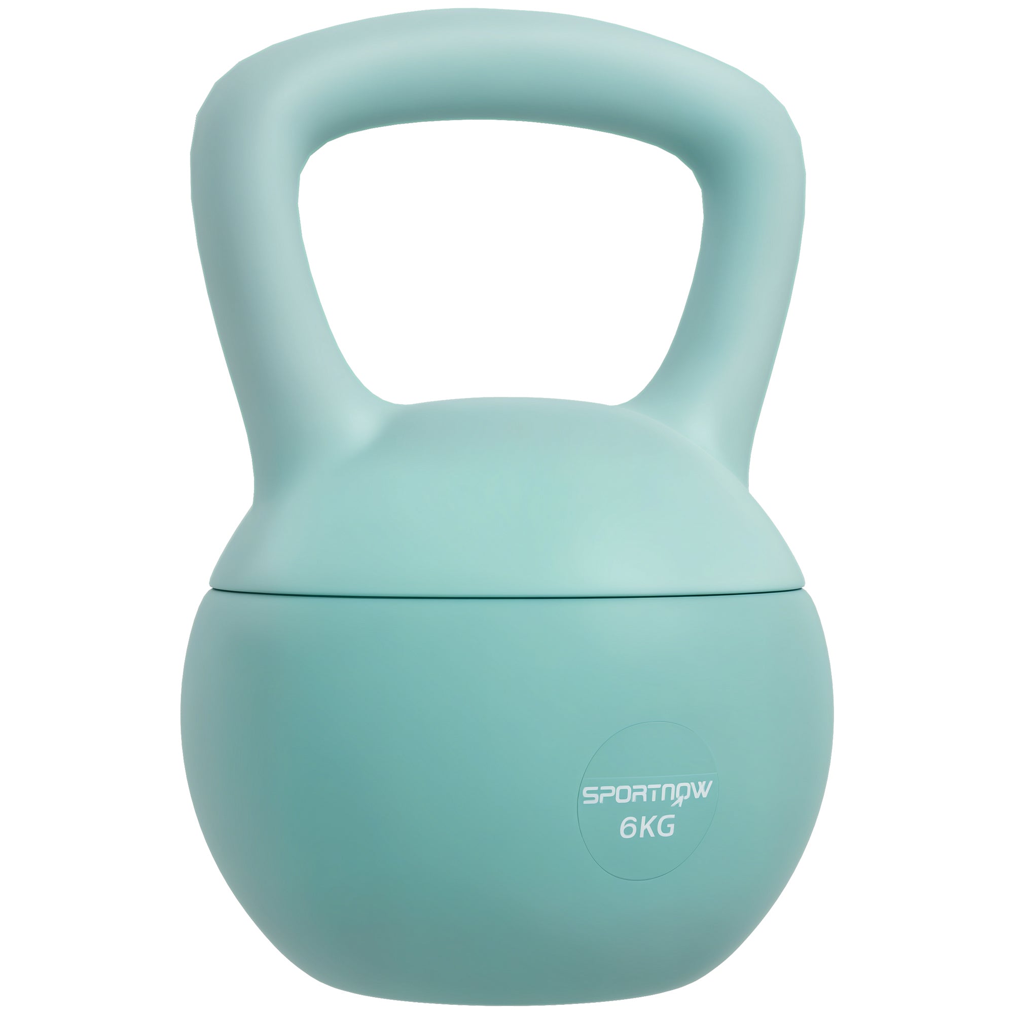 SPORTNOW 6 kg Mäkký Kettlebell Ruská Záťaž Naplnená Kovovým Pieskom s Nešmykľavým Rukoväťou pre Silový Tréning doma